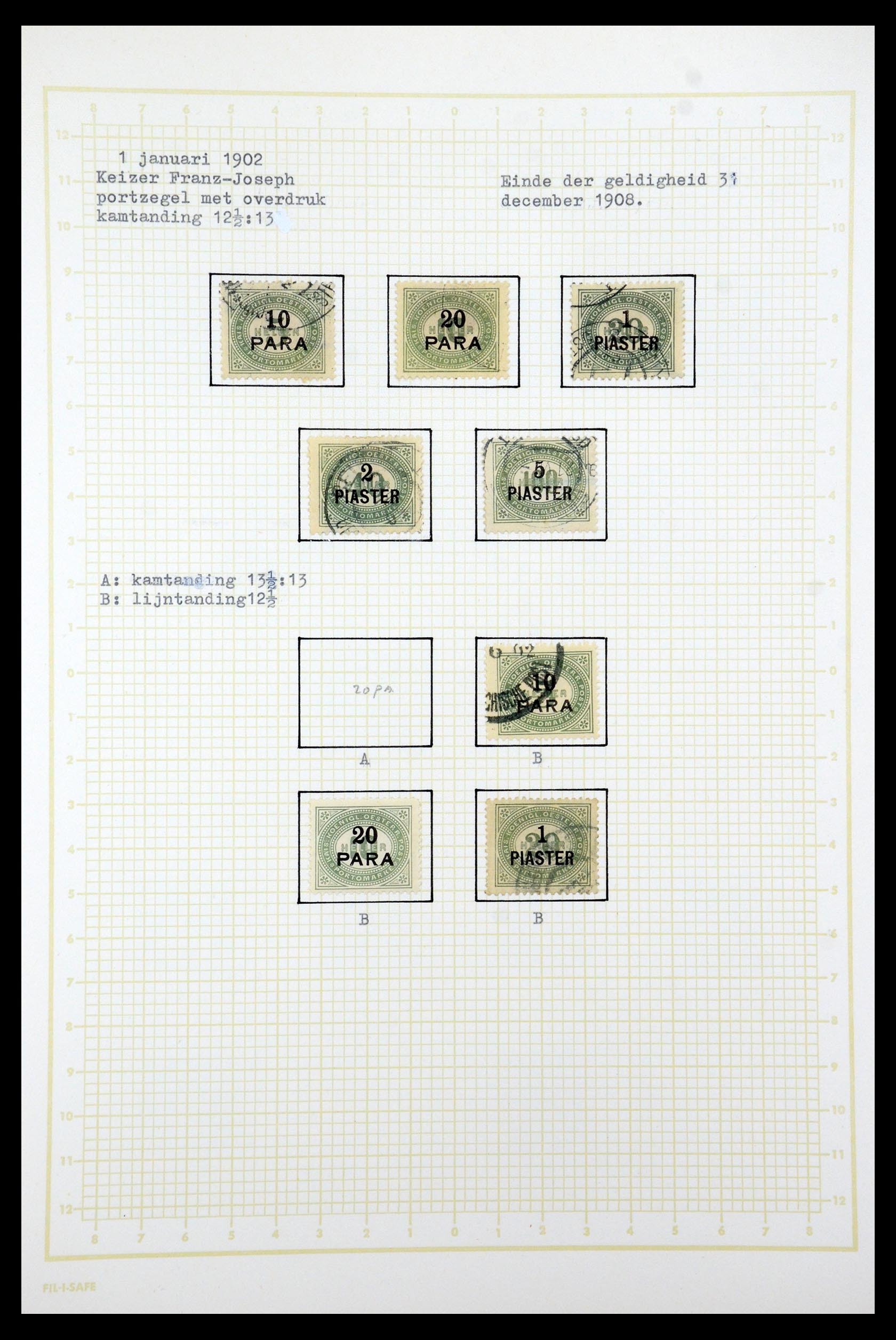 35220 025 - Stamp Collection 35220 Austrian territories 1850-1918.