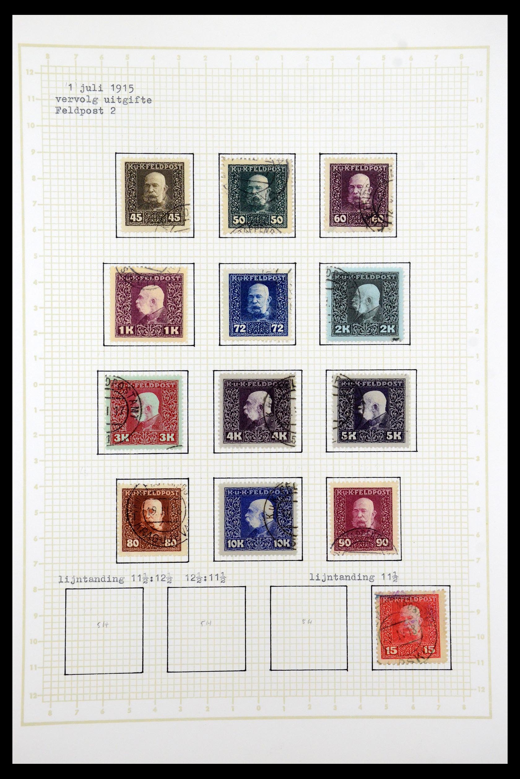 35220 044 - Stamp Collection 35220 Austrian territories 1850-1918.