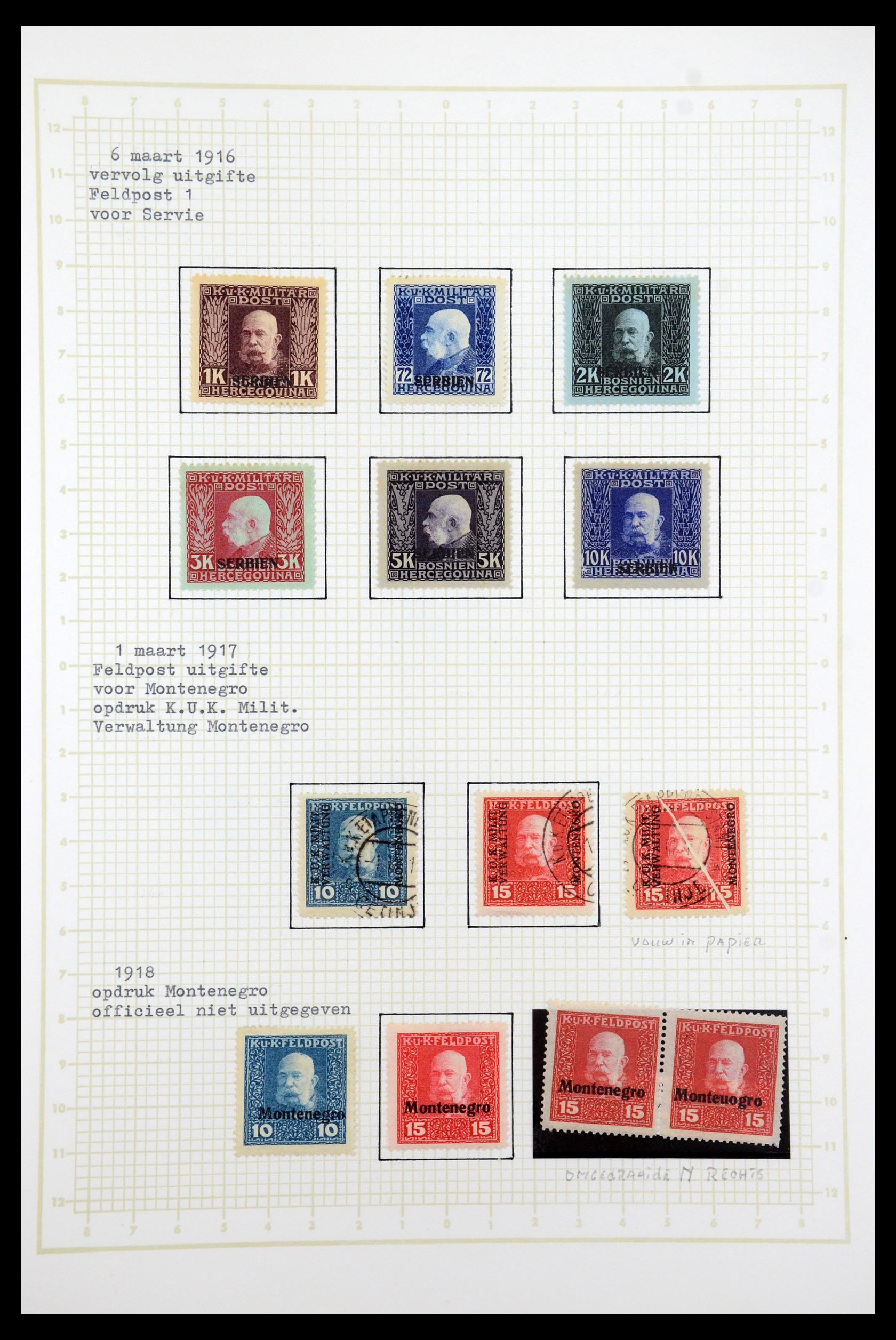 35220 055 - Stamp Collection 35220 Austrian territories 1850-1918.