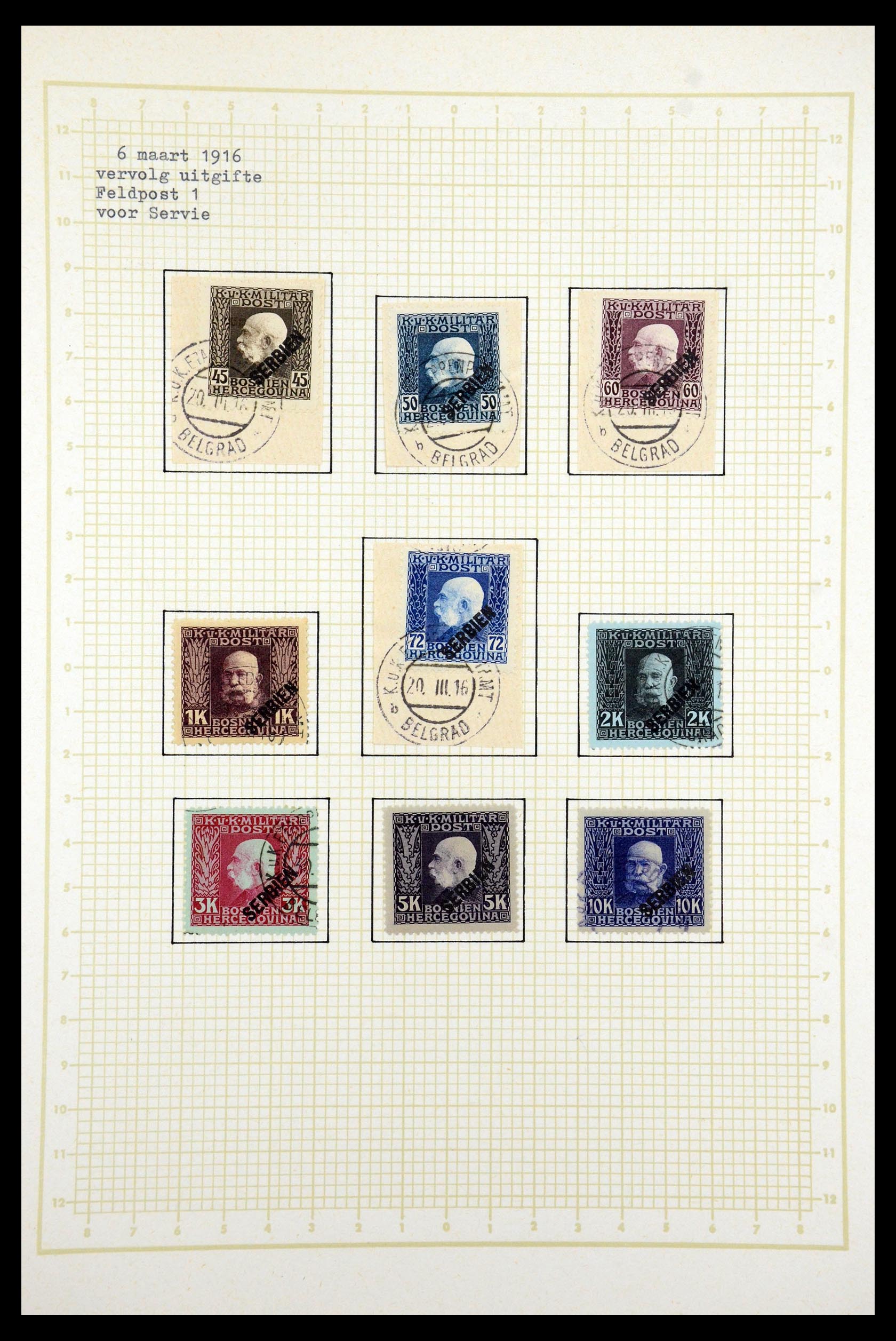 35220 057 - Stamp Collection 35220 Austrian territories 1850-1918.