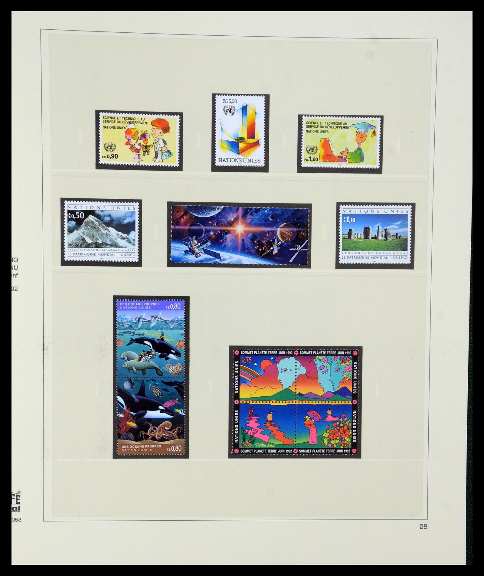 35221 028 - Postzegelverzameling 35221 Verenigde Naties Genève 1969-2010.