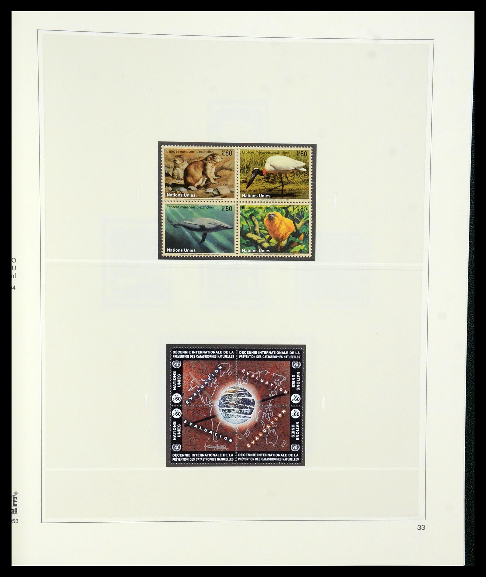 35221 033 - Postzegelverzameling 35221 Verenigde Naties Genève 1969-2010.
