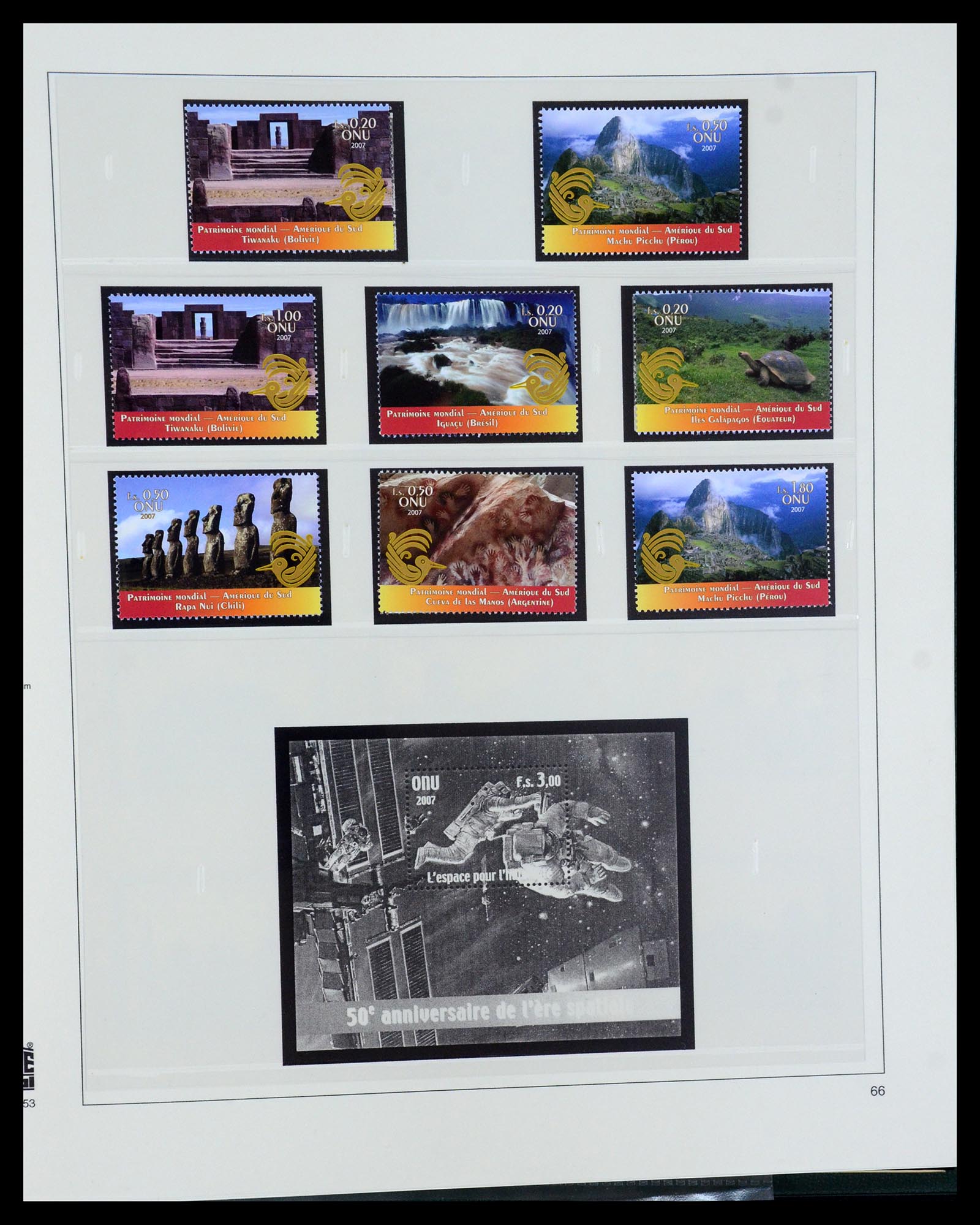 35221 066 - Postzegelverzameling 35221 Verenigde Naties Genève 1969-2010.