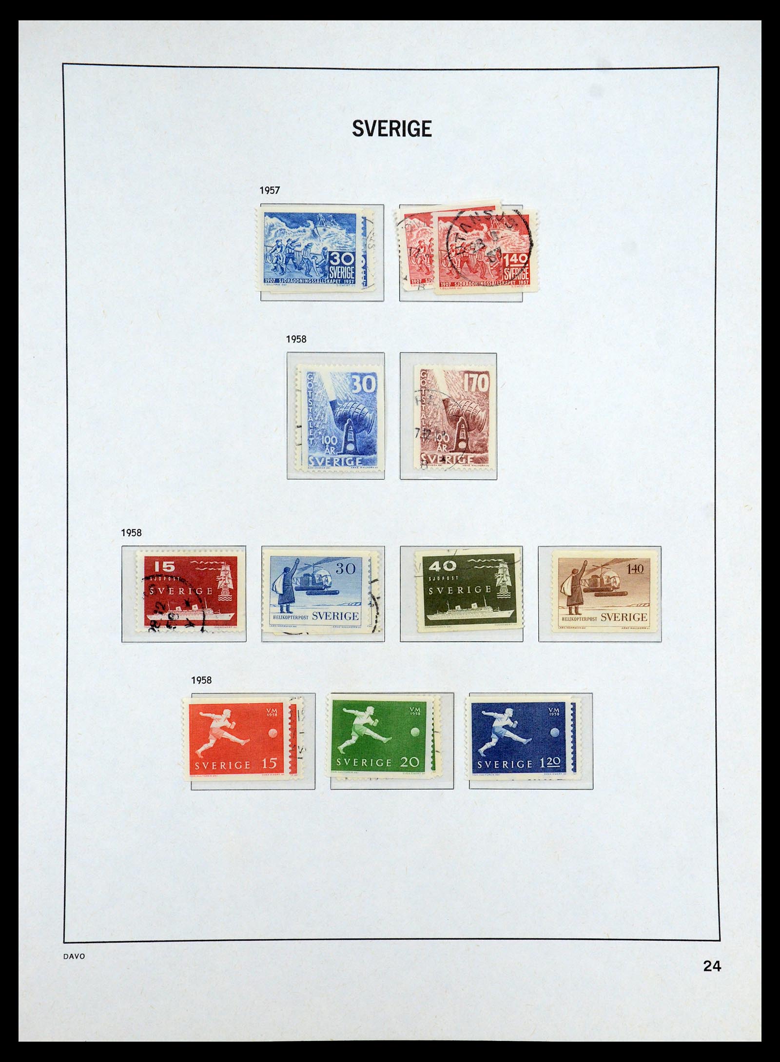 35222 027 - Stamp Collection 35222 Sweden 1858-2009.