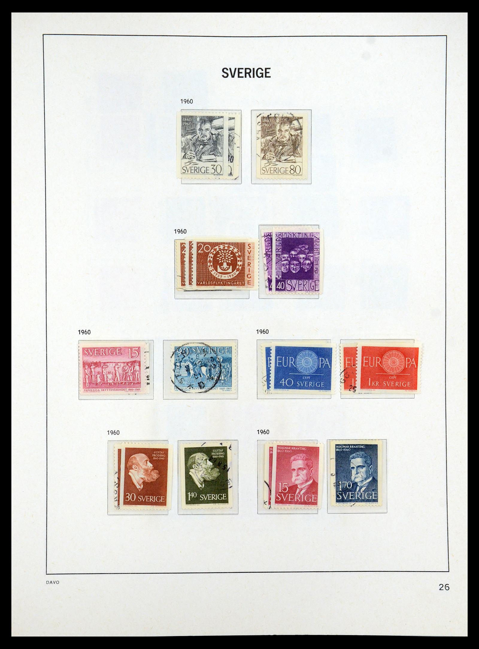 35222 029 - Stamp Collection 35222 Sweden 1858-2009.