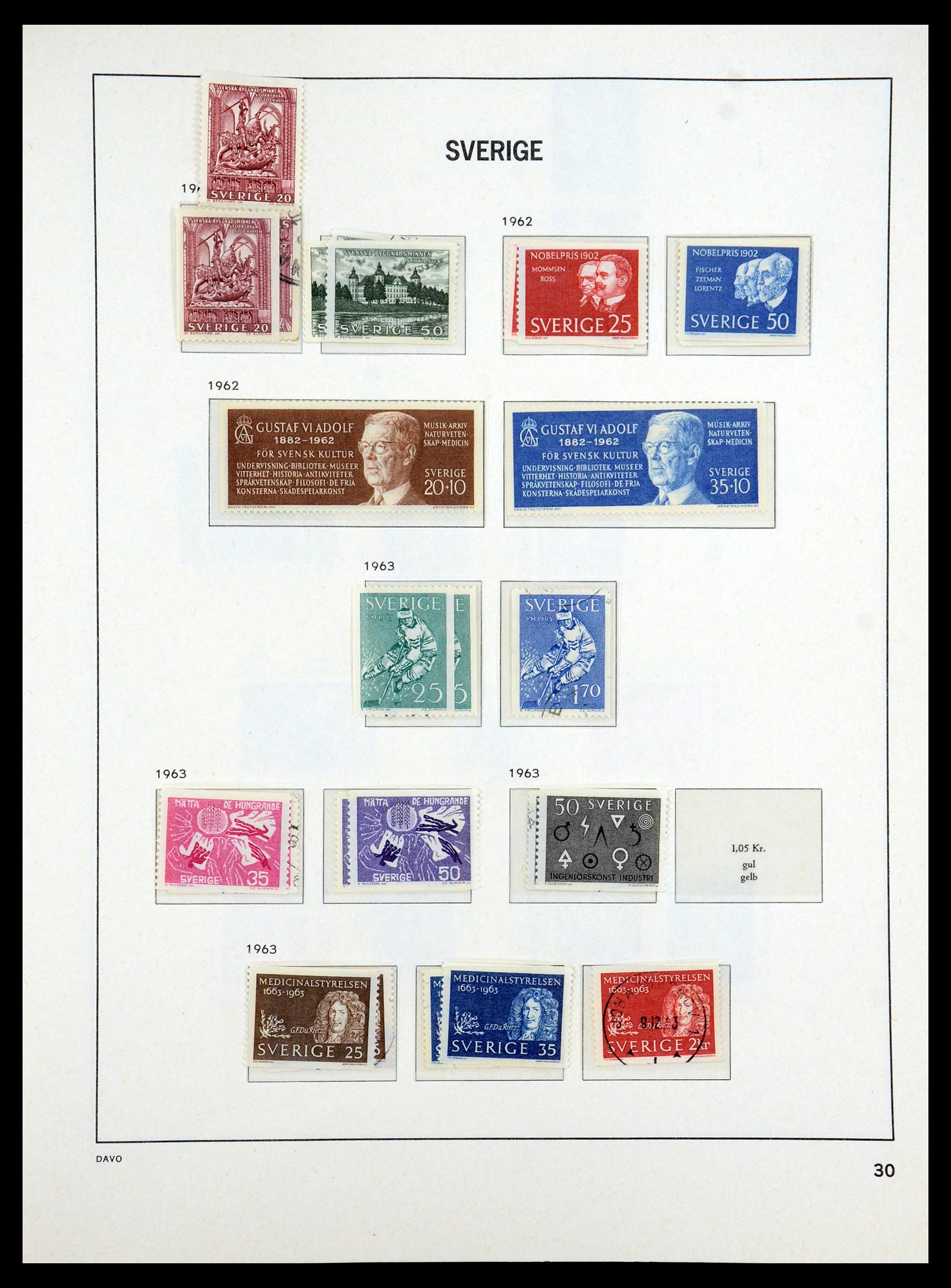 35222 033 - Stamp Collection 35222 Sweden 1858-2009.