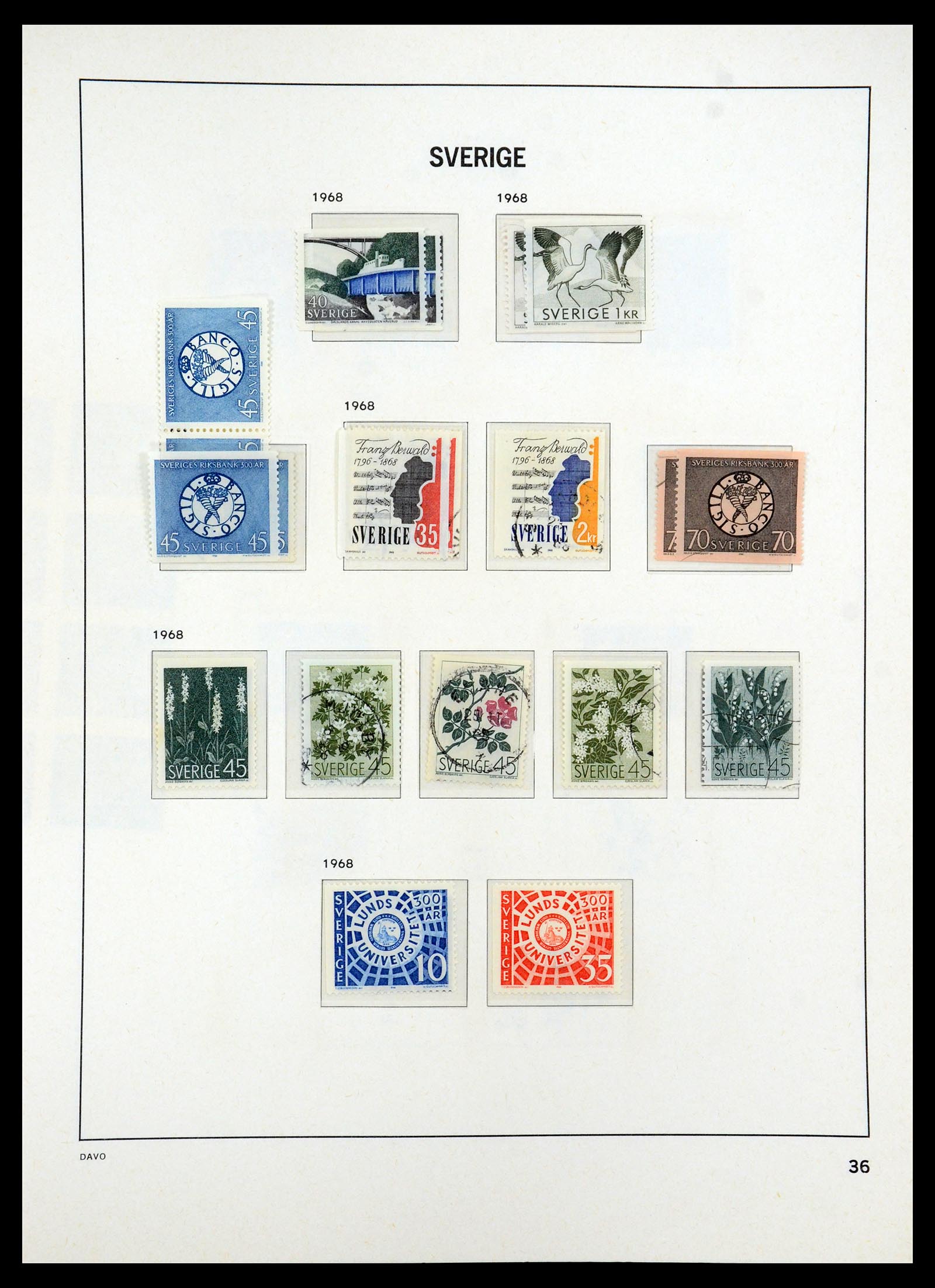 35222 042 - Stamp Collection 35222 Sweden 1858-2009.