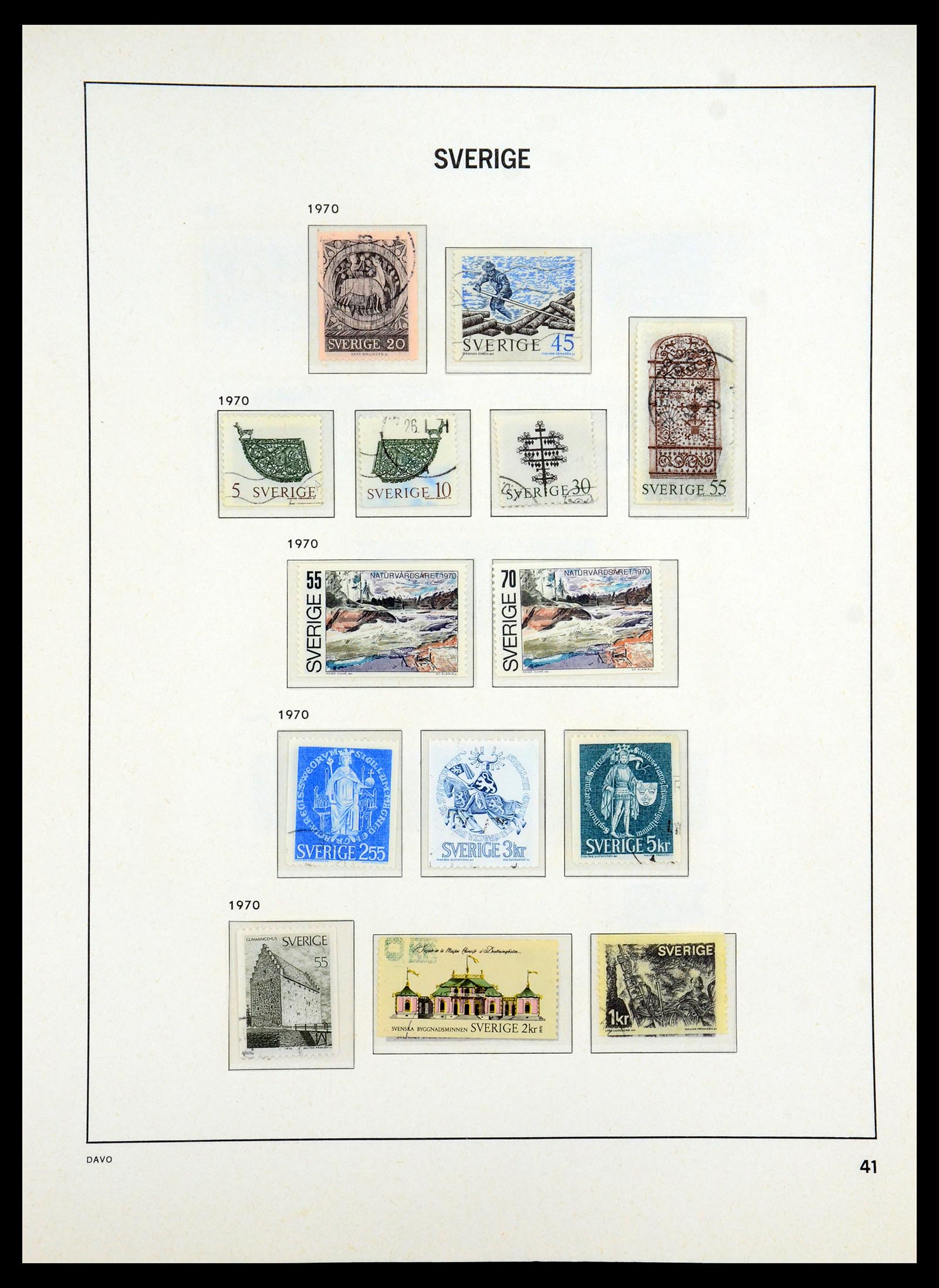 35222 048 - Stamp Collection 35222 Sweden 1858-2009.
