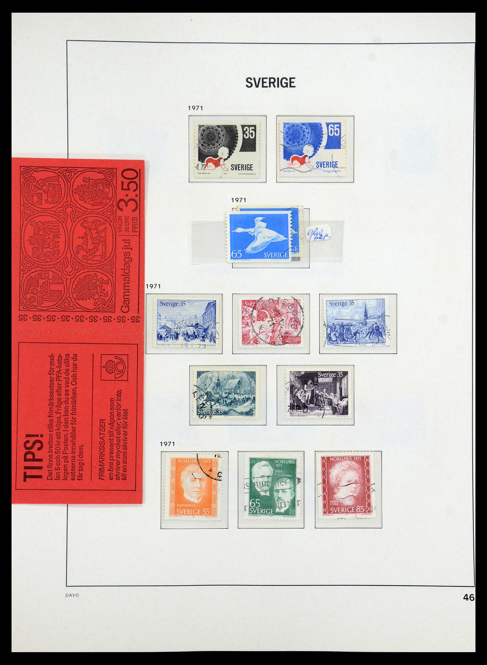 35222 053 - Stamp Collection 35222 Sweden 1858-2009.