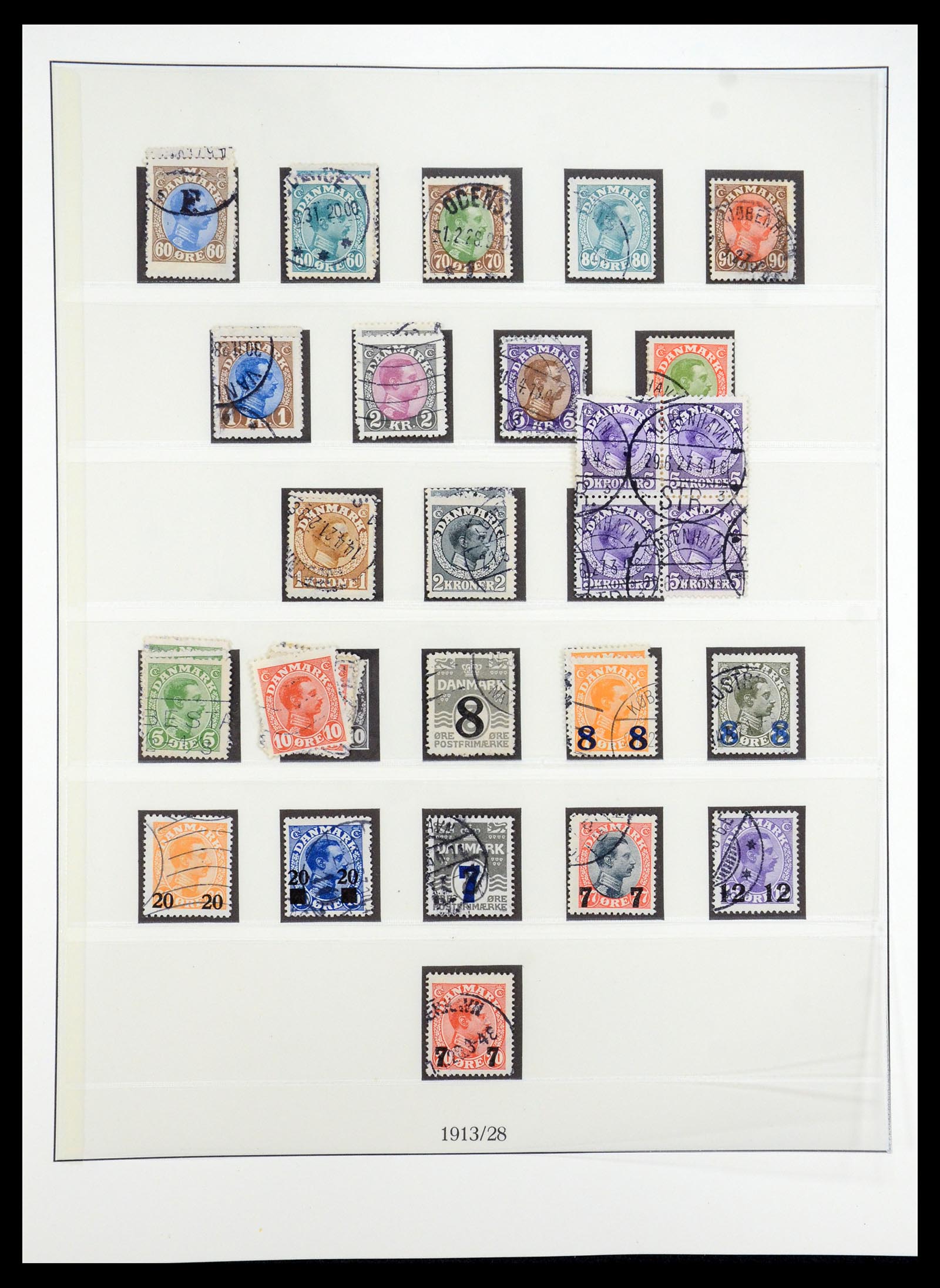 35224 007 - Postzegelverzameling 35224 Denemarken 1864-1978.