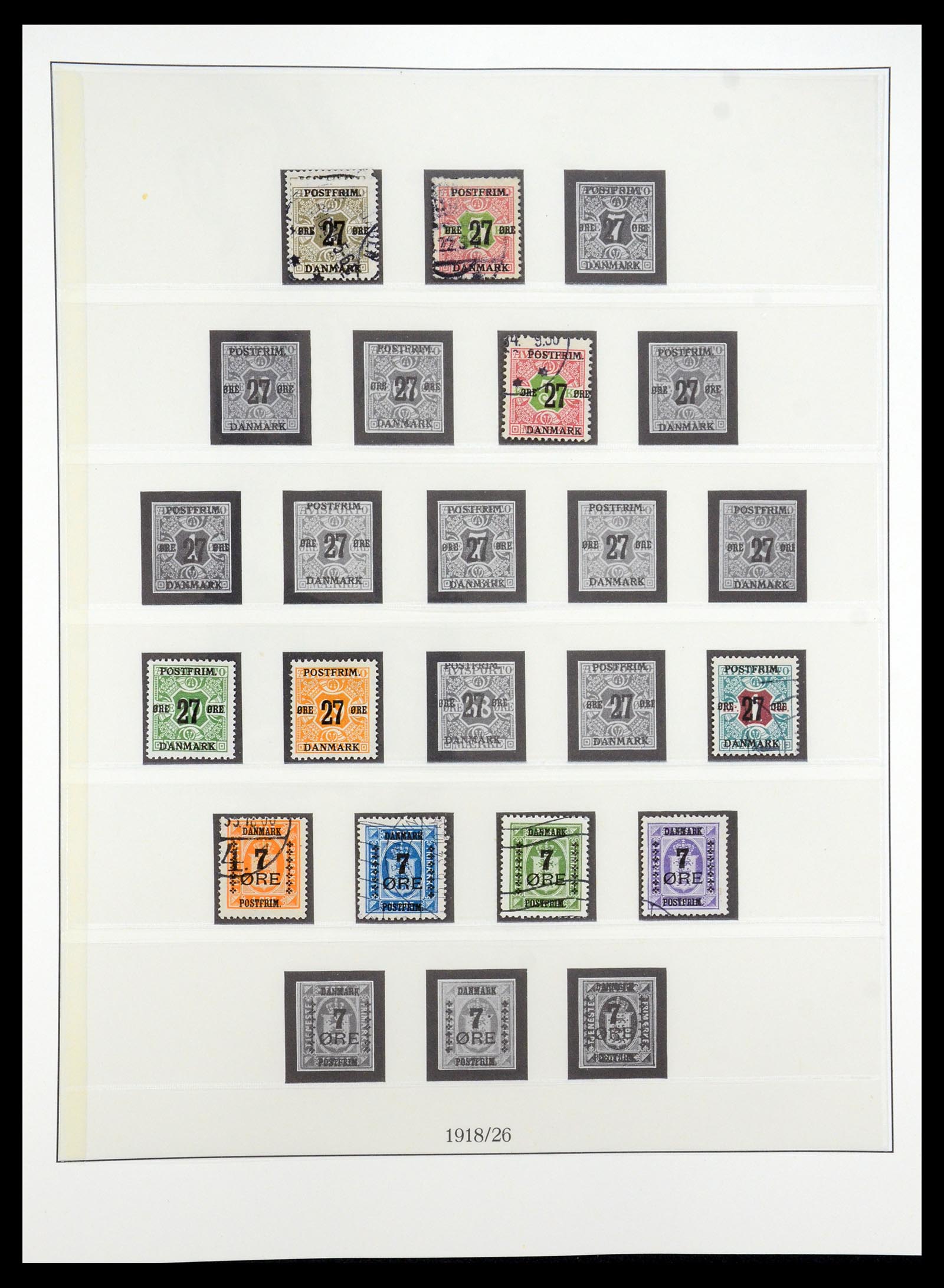 35224 008 - Postzegelverzameling 35224 Denemarken 1864-1978.