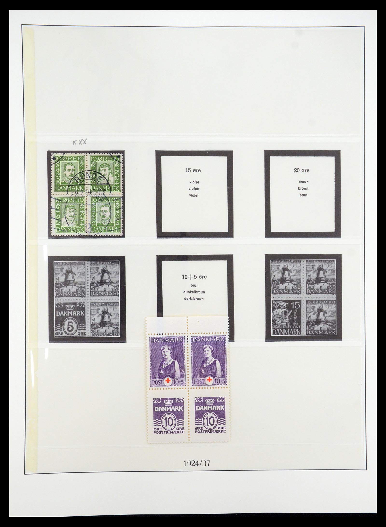 35224 009 - Postzegelverzameling 35224 Denemarken 1864-1978.