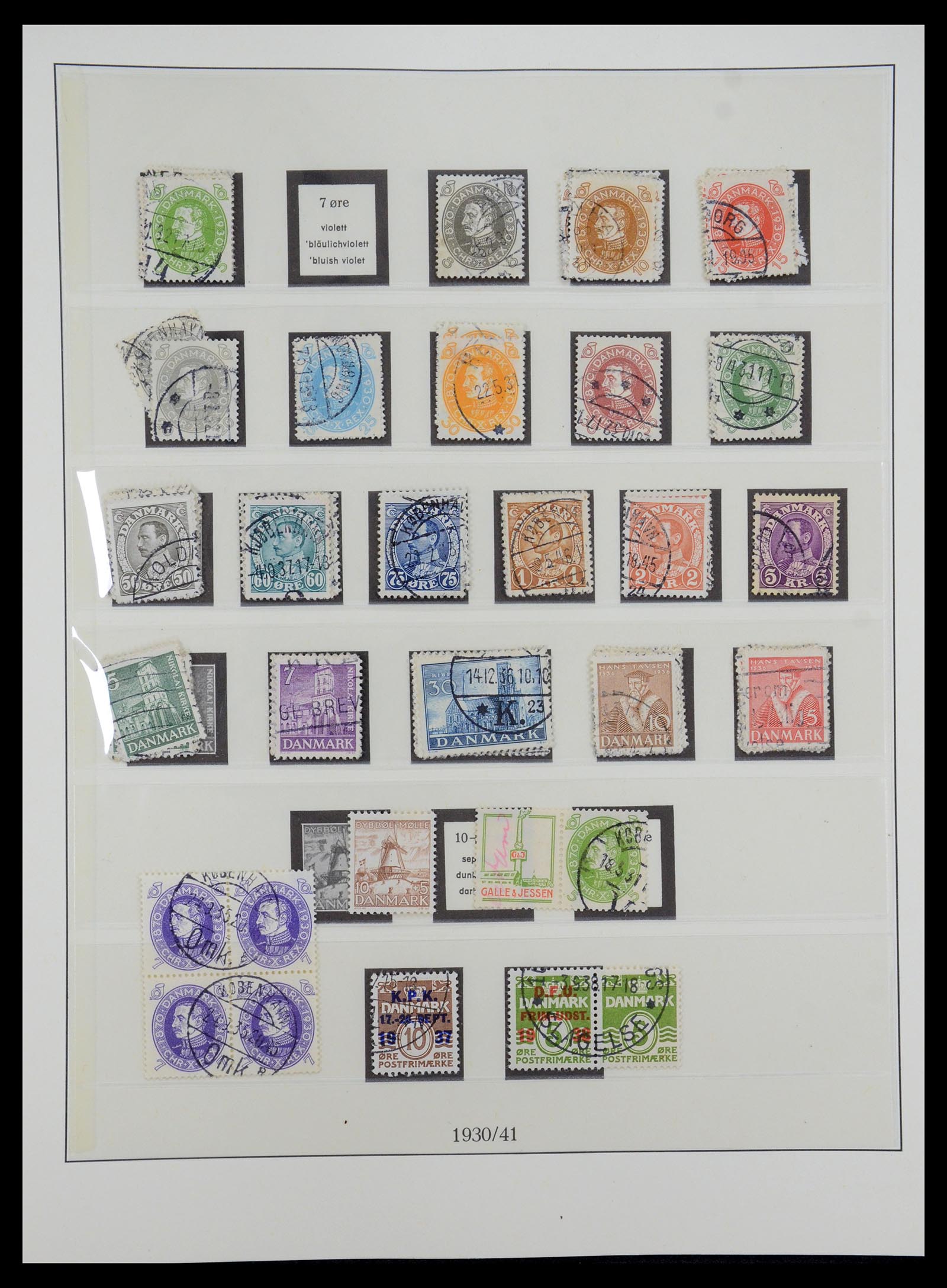 35224 012 - Postzegelverzameling 35224 Denemarken 1864-1978.