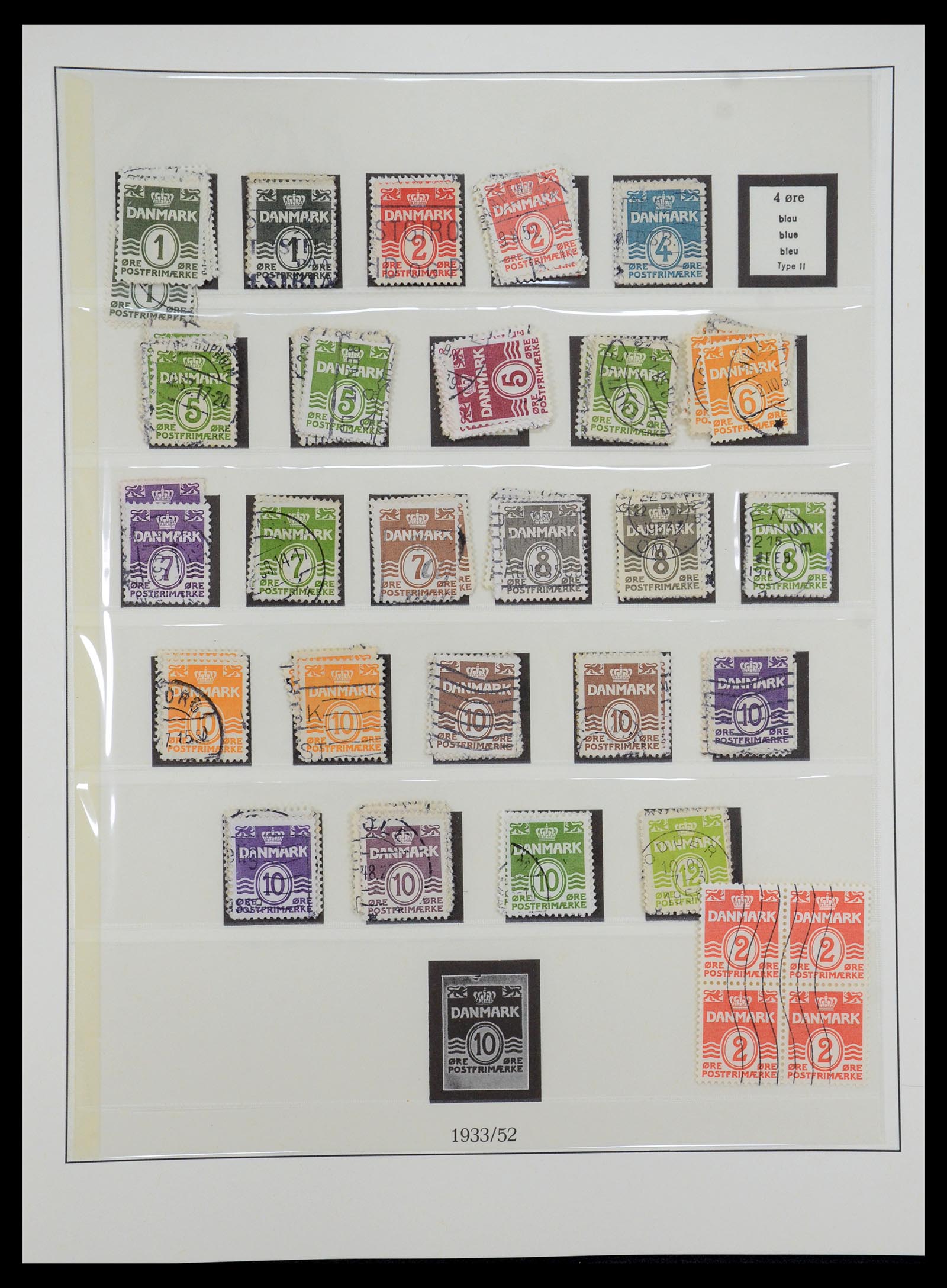 35224 013 - Postzegelverzameling 35224 Denemarken 1864-1978.