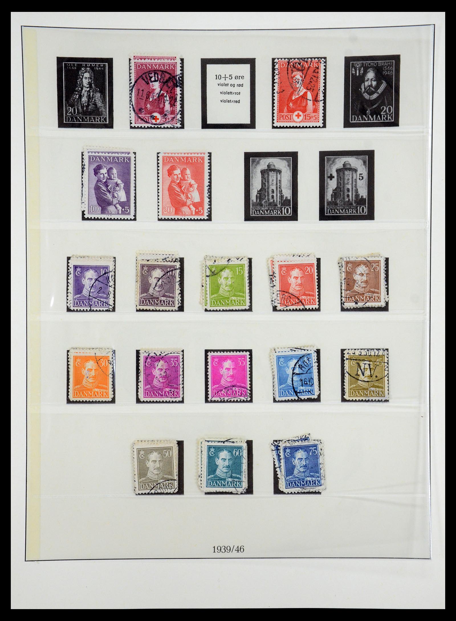 35224 015 - Postzegelverzameling 35224 Denemarken 1864-1978.