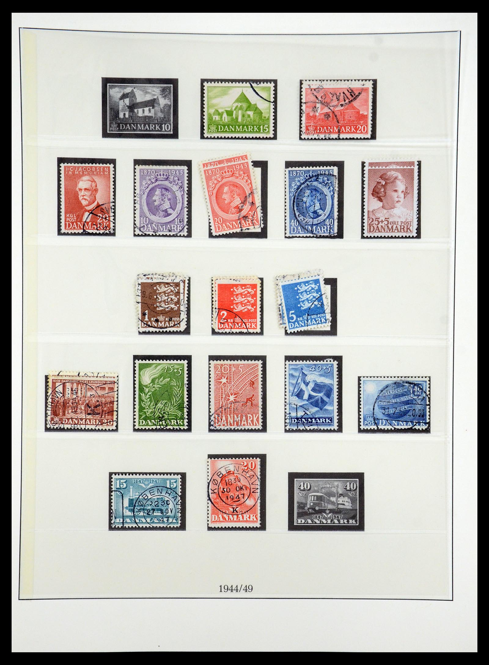 35224 016 - Postzegelverzameling 35224 Denemarken 1864-1978.