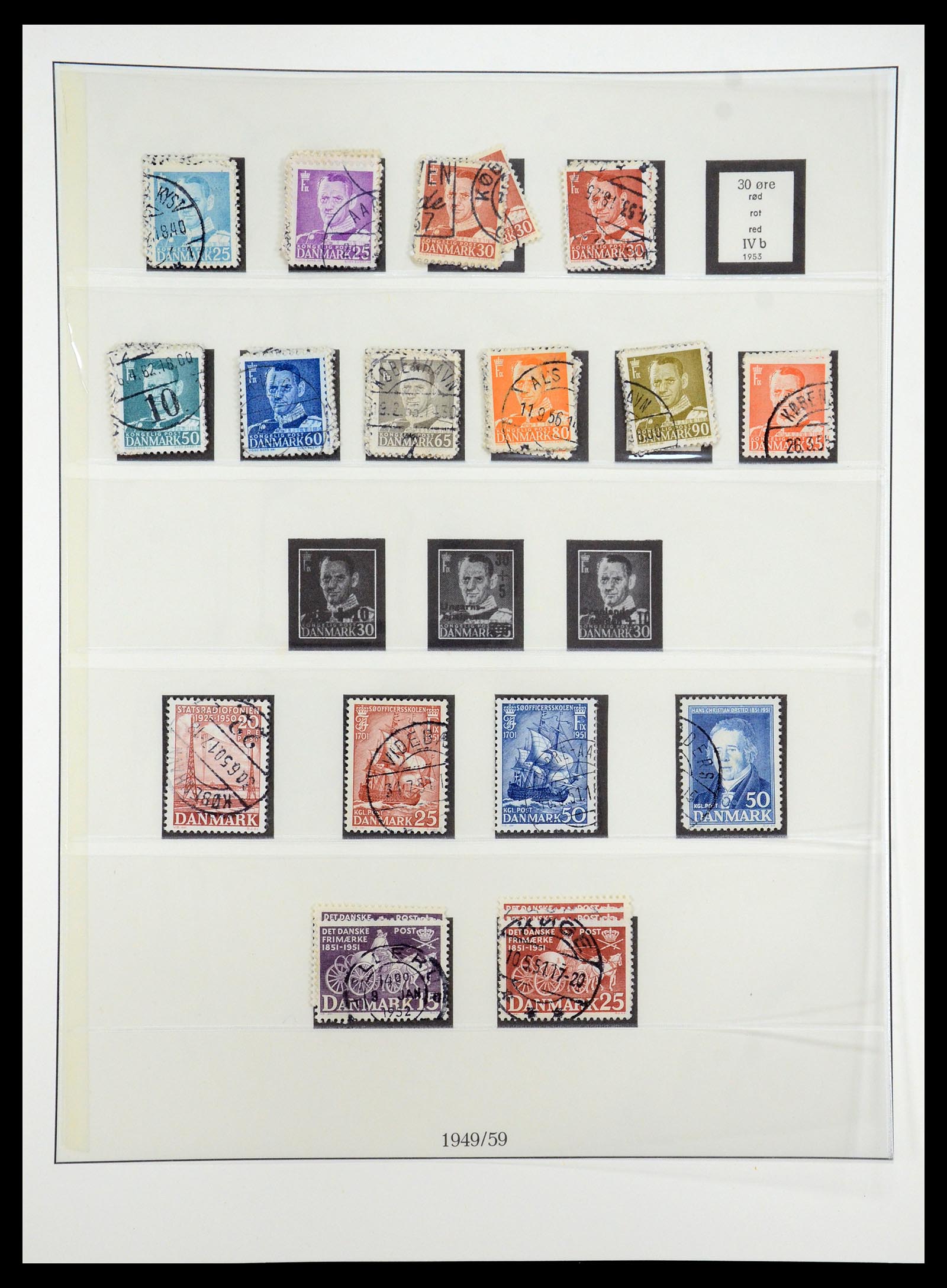 35224 018 - Postzegelverzameling 35224 Denemarken 1864-1978.