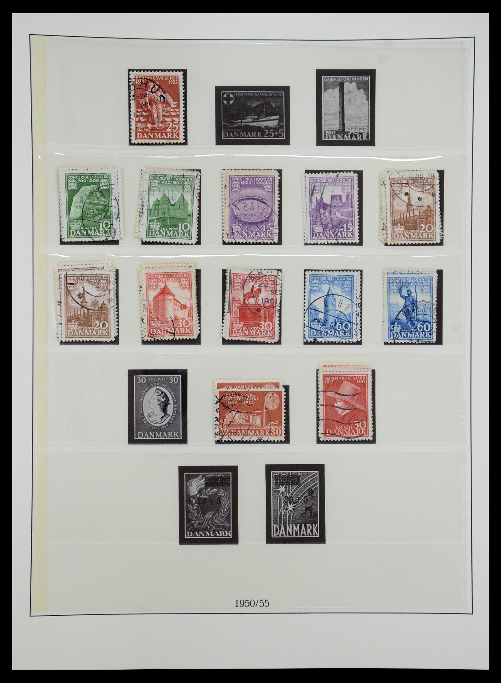 35224 019 - Postzegelverzameling 35224 Denemarken 1864-1978.