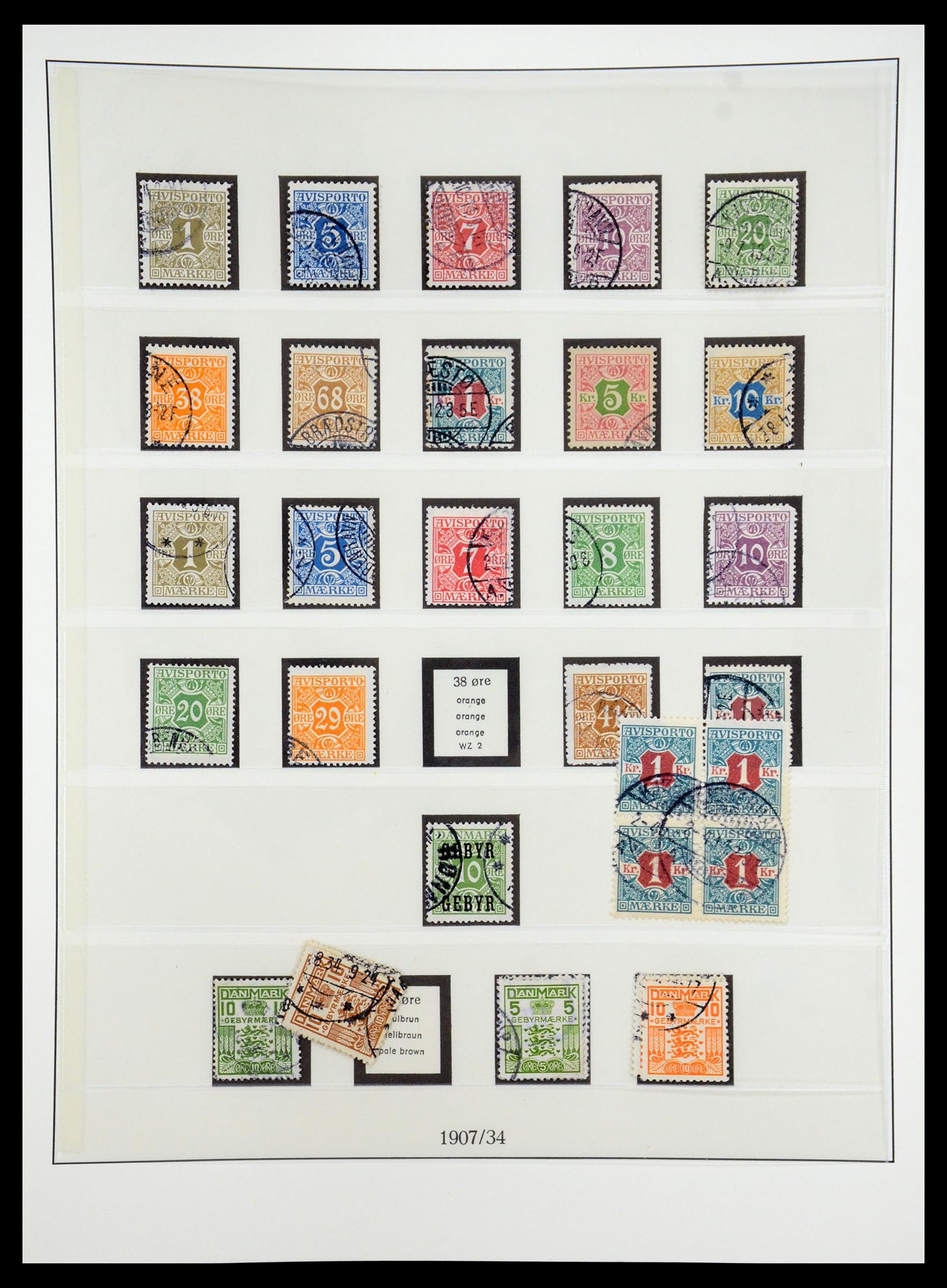 35224 027 - Postzegelverzameling 35224 Denemarken 1864-1978.