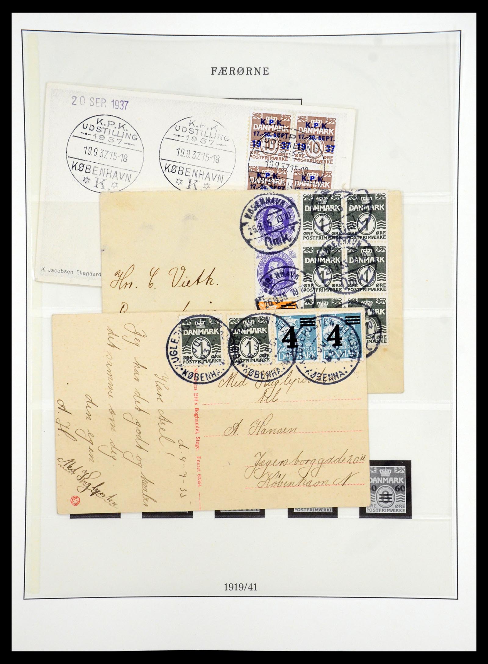 35224 028 - Postzegelverzameling 35224 Denemarken 1864-1978.