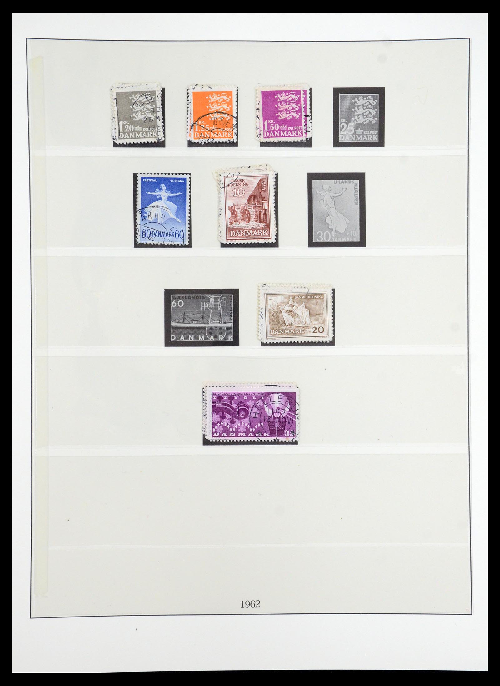 35224 037 - Postzegelverzameling 35224 Denemarken 1864-1978.