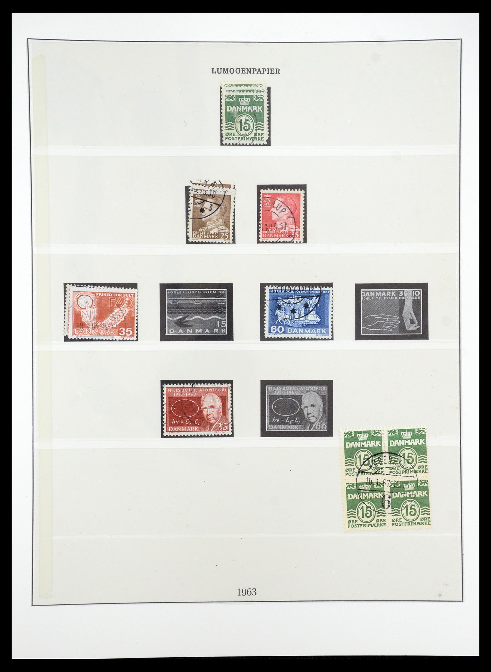 35224 040 - Postzegelverzameling 35224 Denemarken 1864-1978.