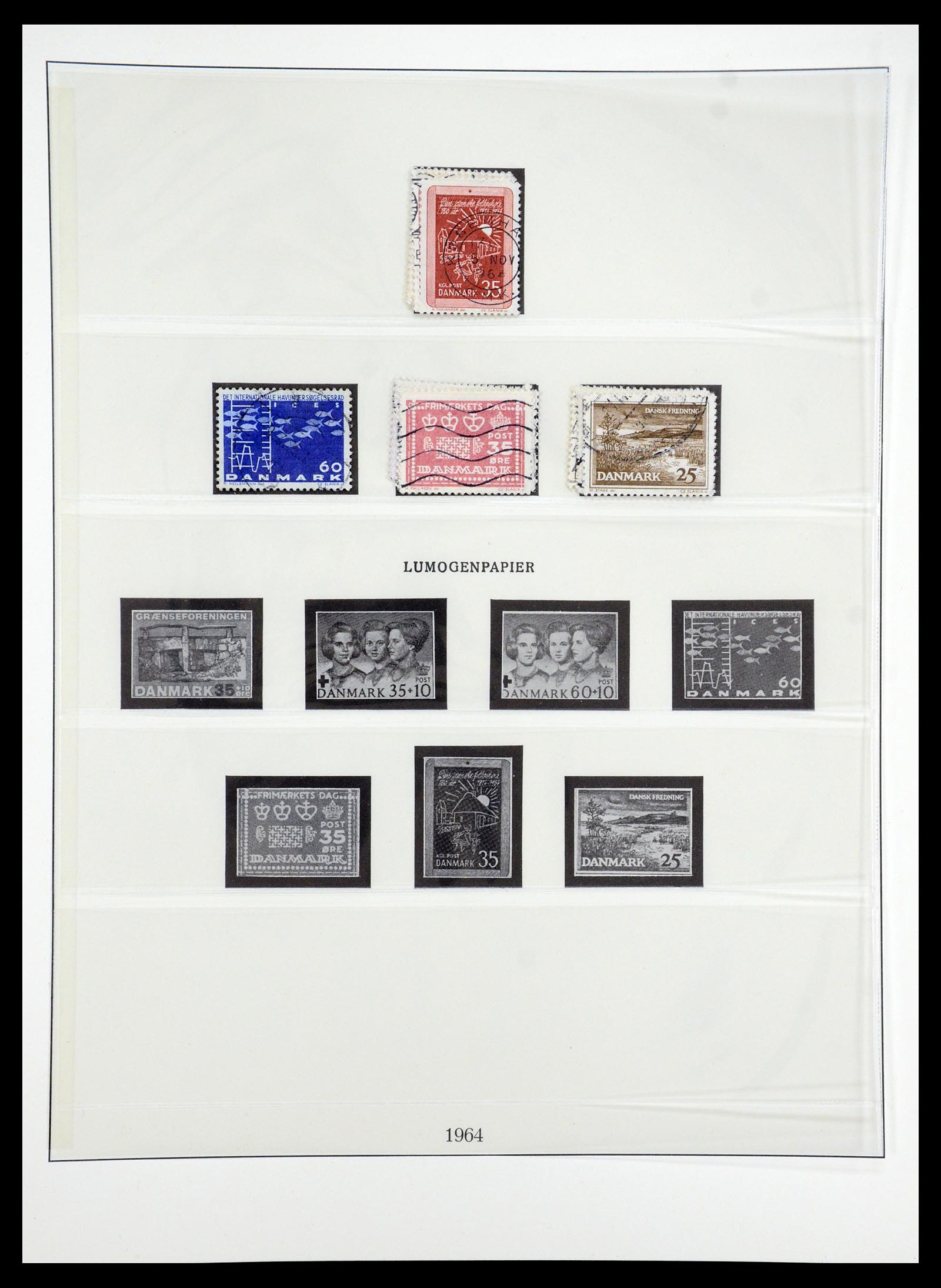 35224 041 - Postzegelverzameling 35224 Denemarken 1864-1978.