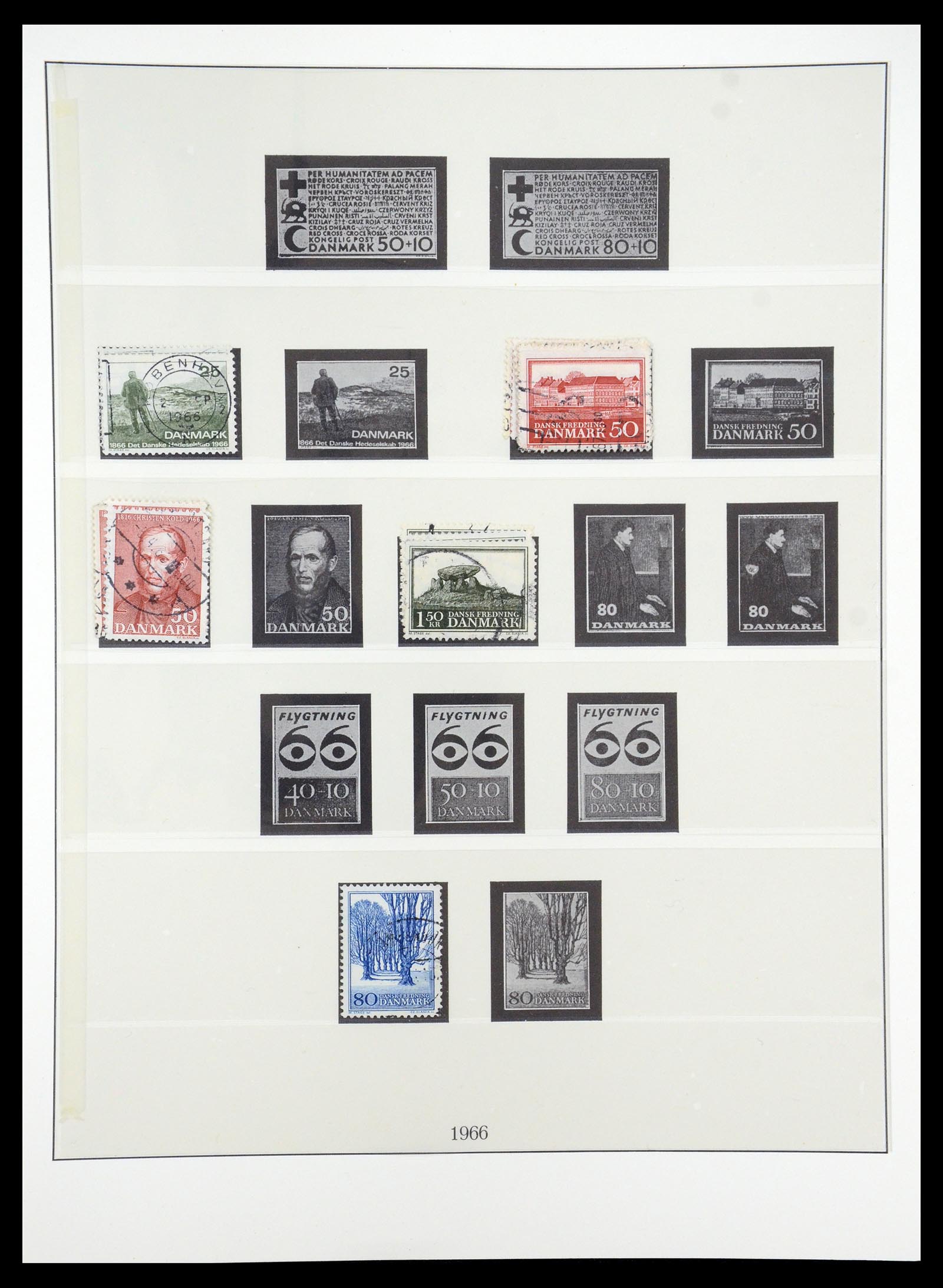 35224 043 - Postzegelverzameling 35224 Denemarken 1864-1978.