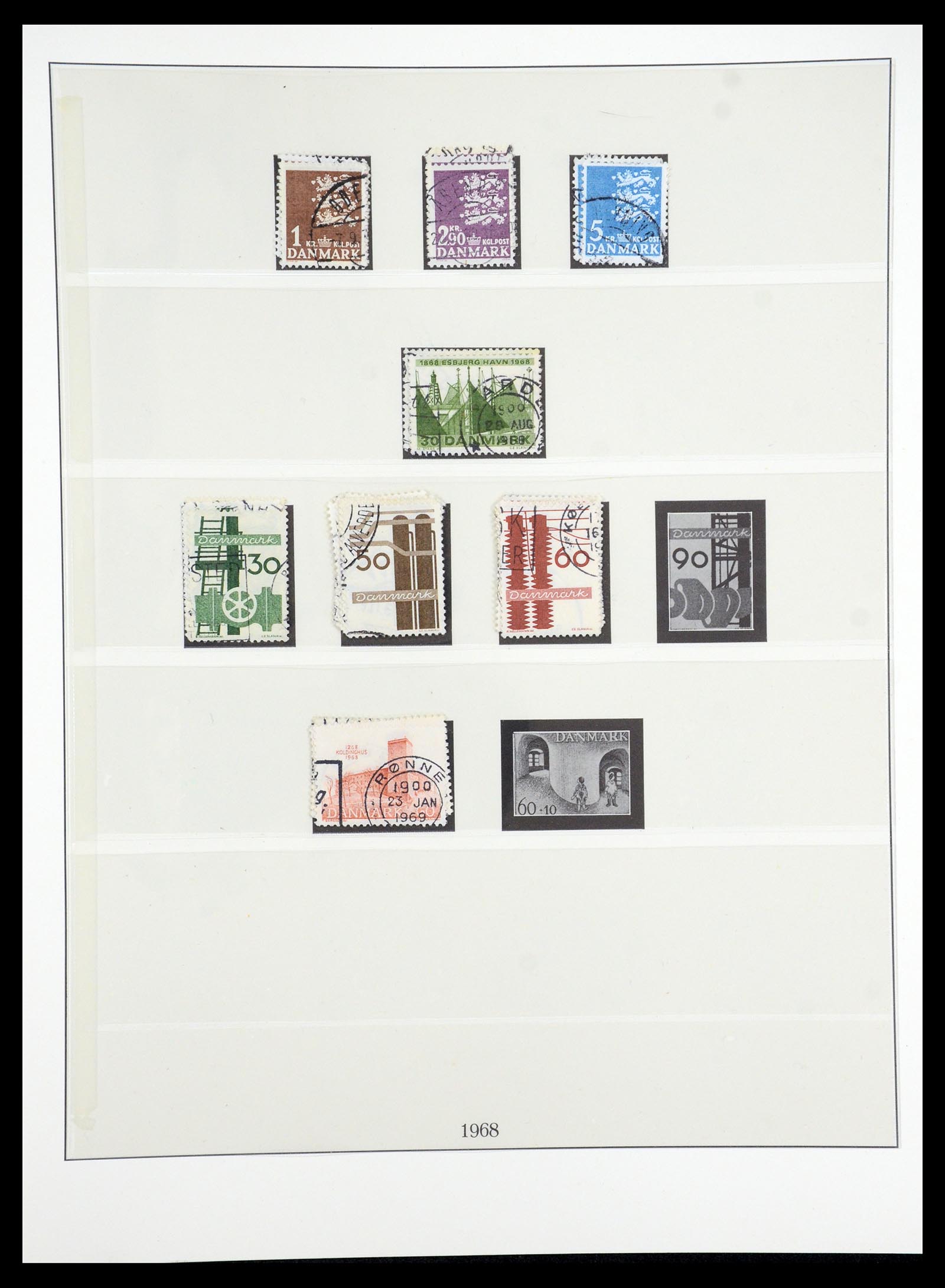 35224 046 - Postzegelverzameling 35224 Denemarken 1864-1978.