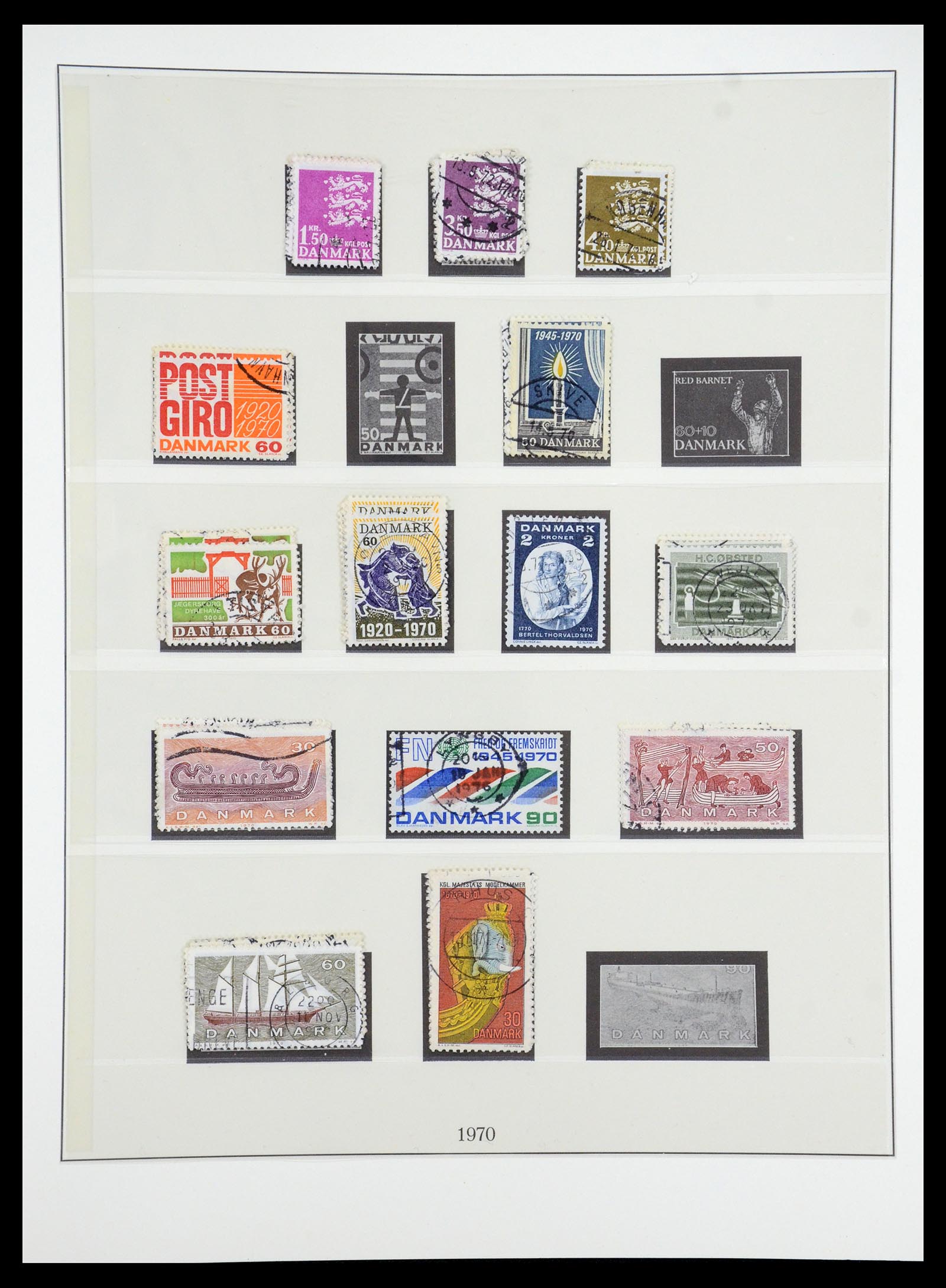 35224 048 - Postzegelverzameling 35224 Denemarken 1864-1978.