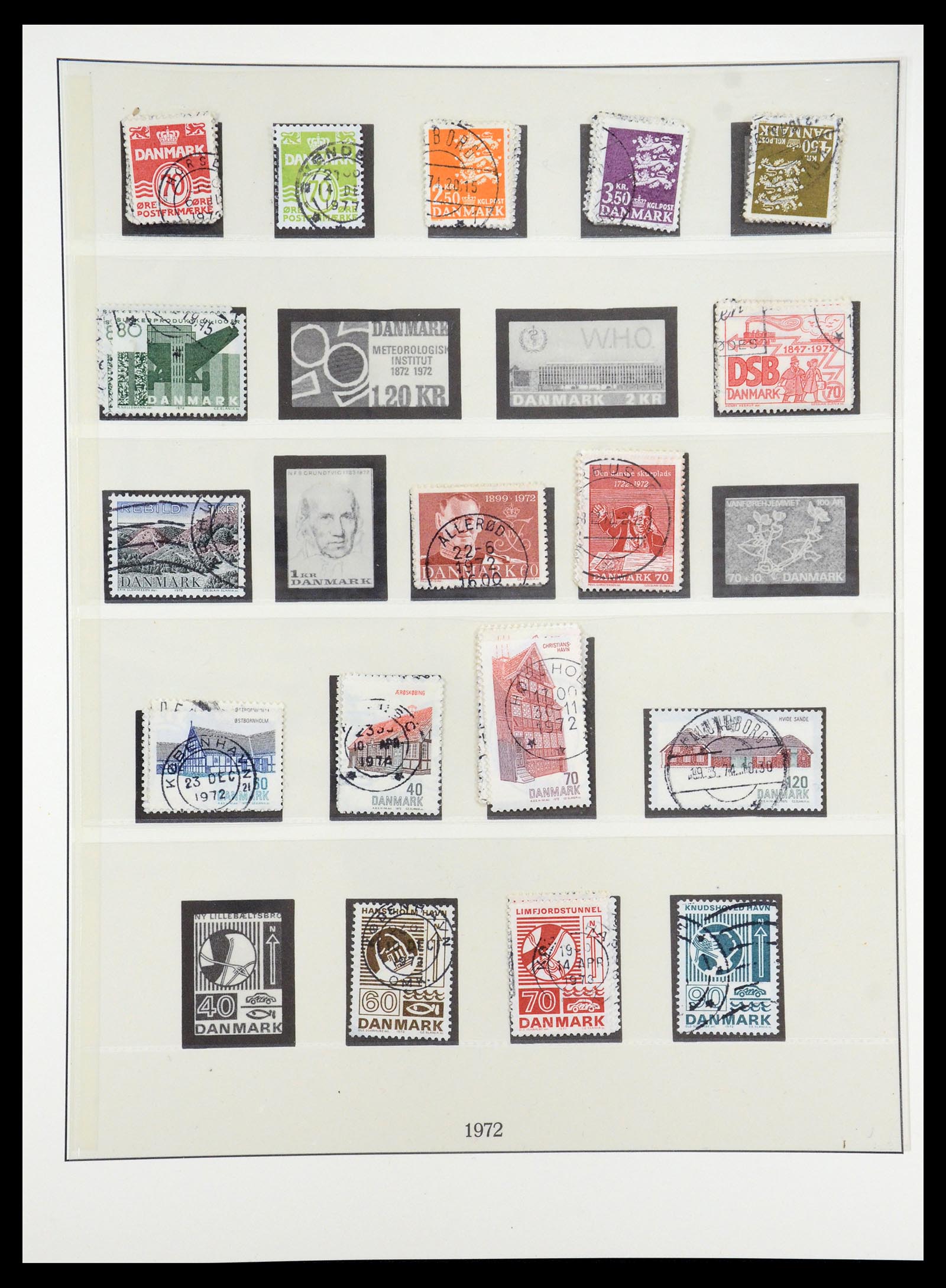 35224 050 - Postzegelverzameling 35224 Denemarken 1864-1978.