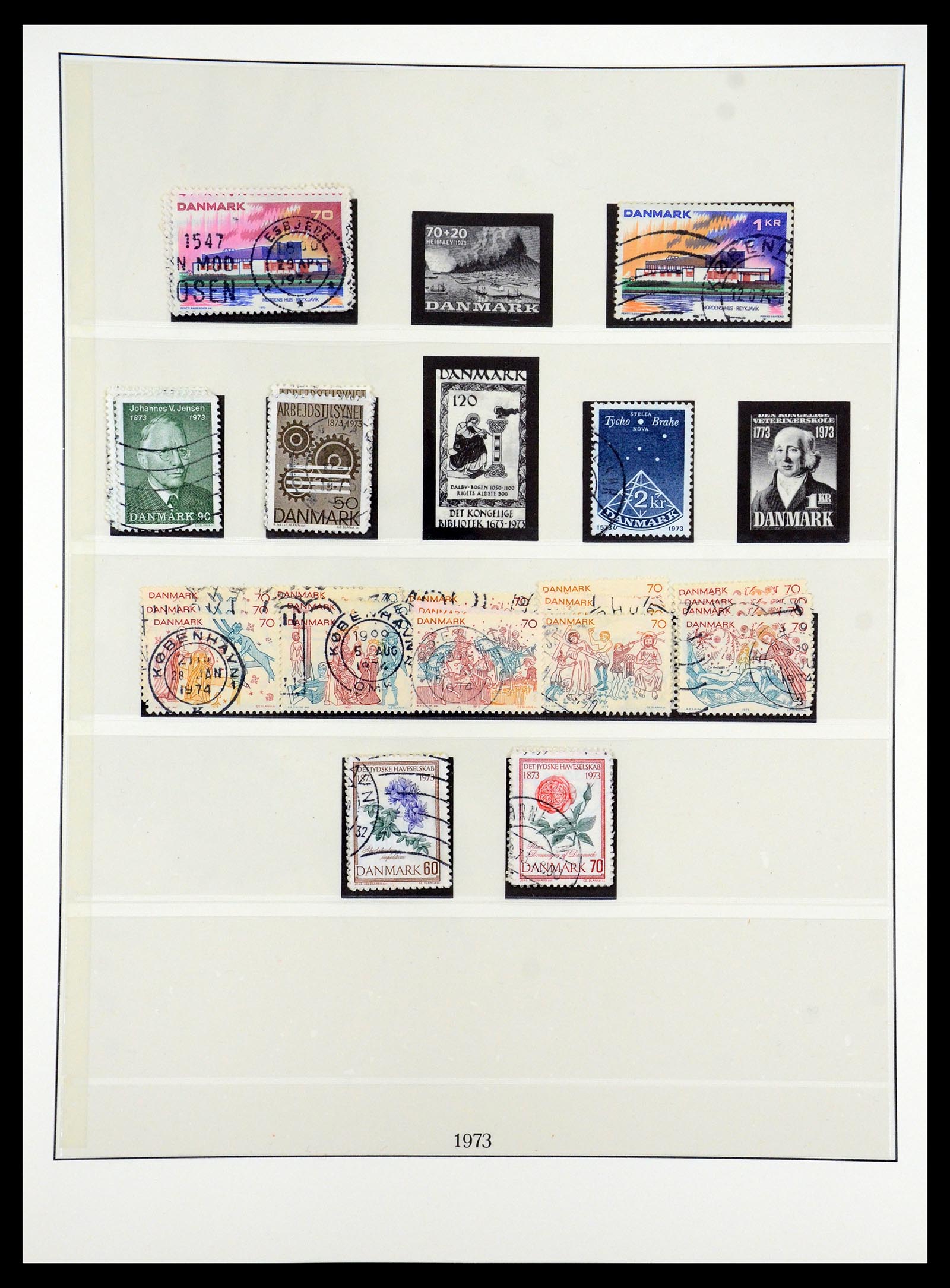 35224 051 - Postzegelverzameling 35224 Denemarken 1864-1978.