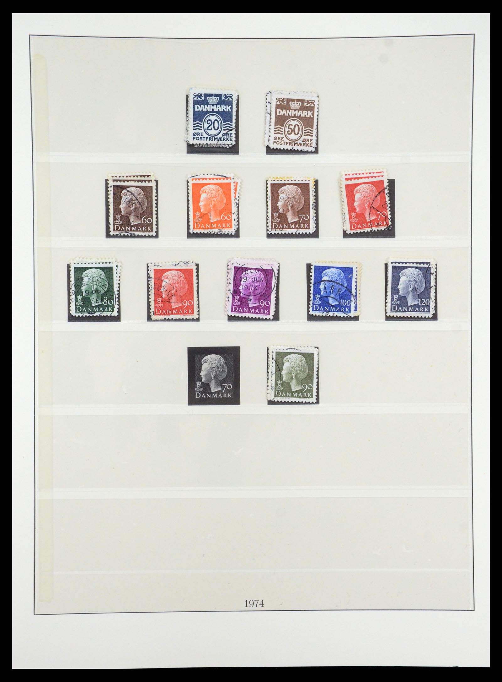 35224 053 - Postzegelverzameling 35224 Denemarken 1864-1978.