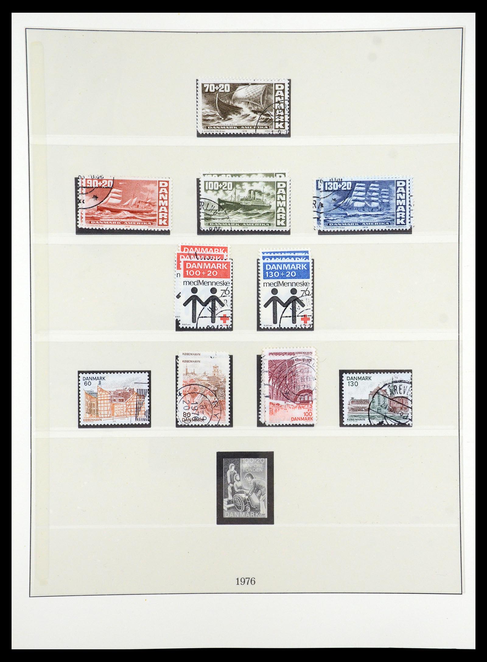 35224 057 - Postzegelverzameling 35224 Denemarken 1864-1978.