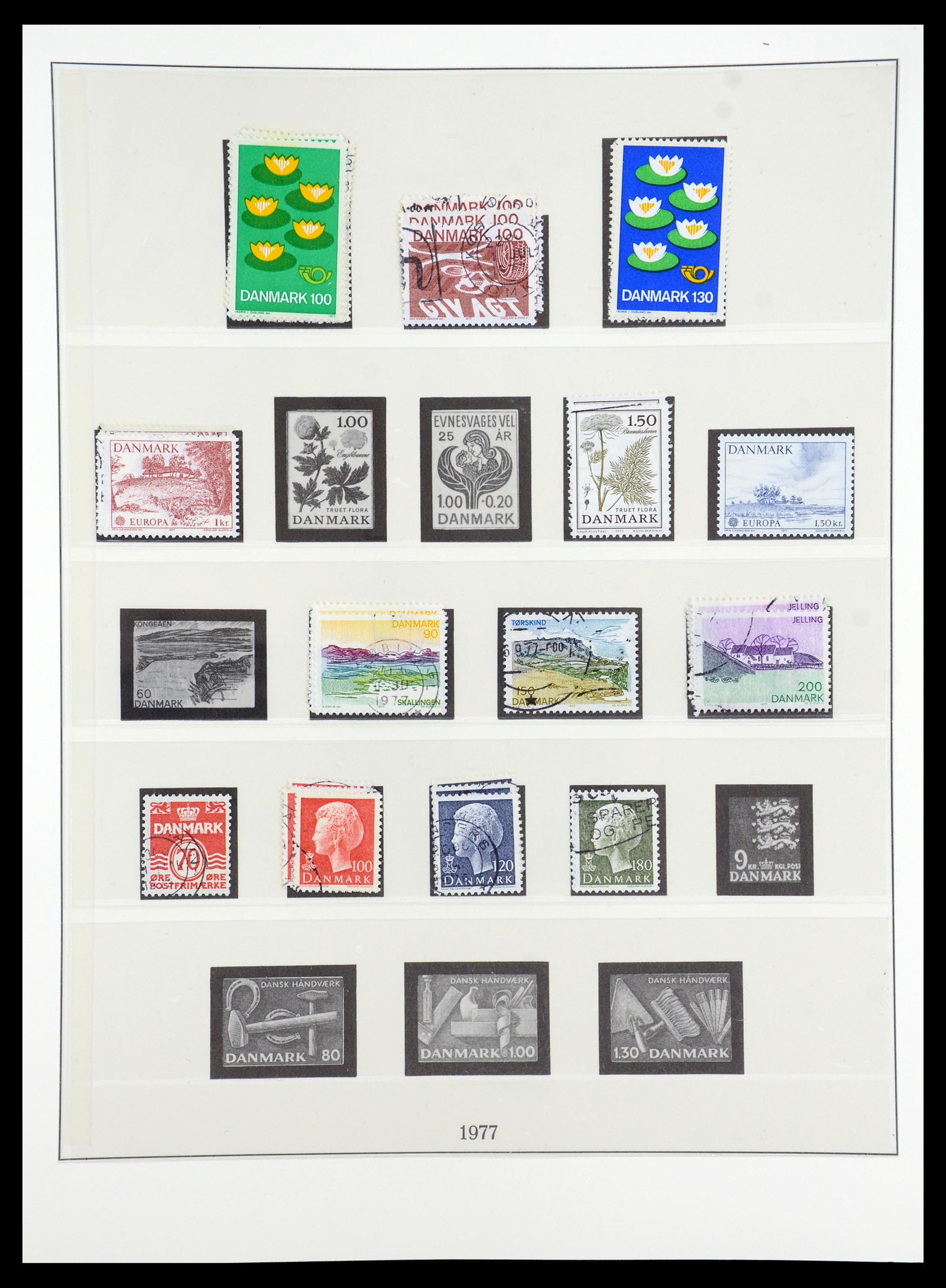 35224 060 - Postzegelverzameling 35224 Denemarken 1864-1978.