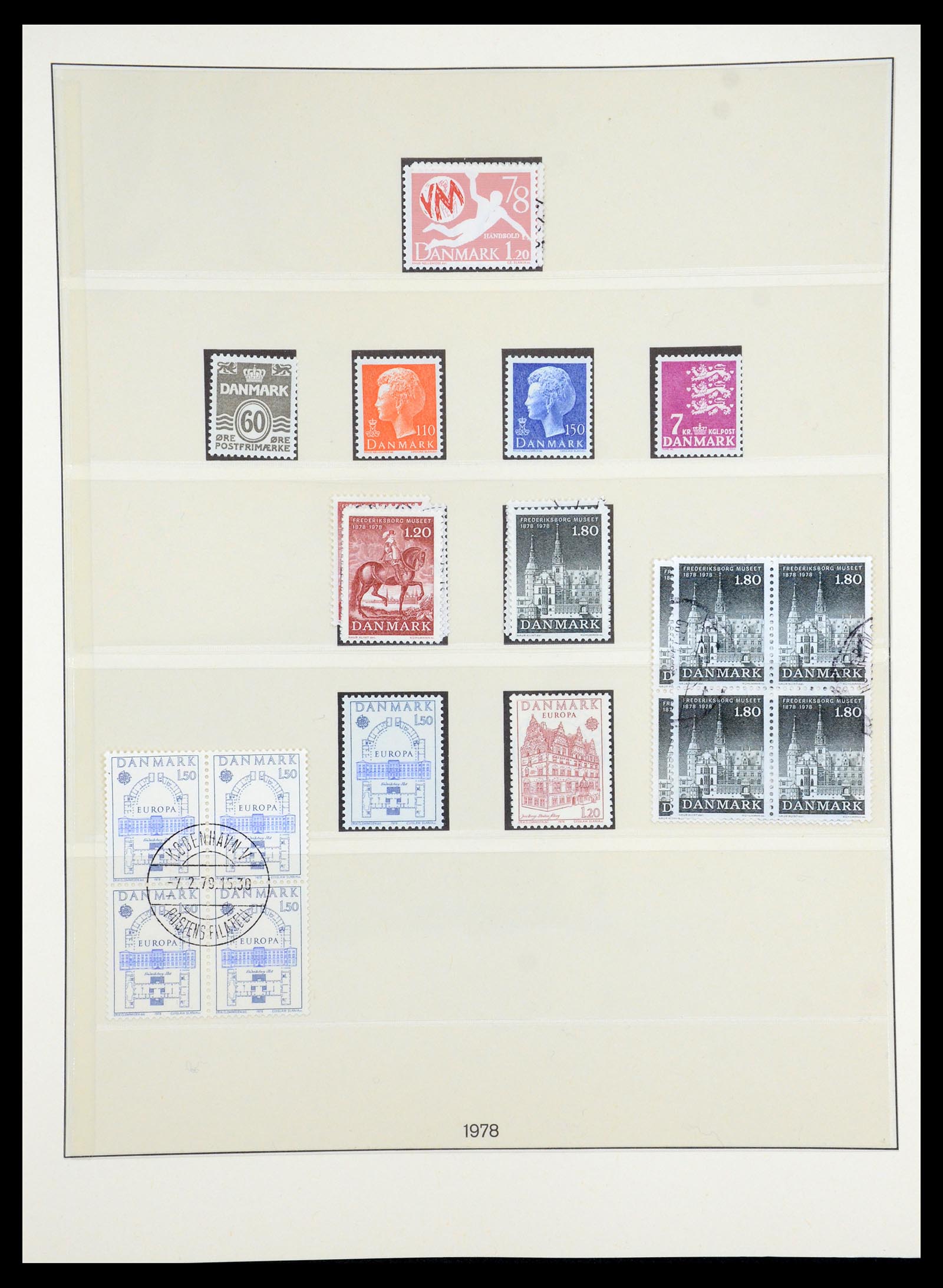 35224 061 - Postzegelverzameling 35224 Denemarken 1864-1978.