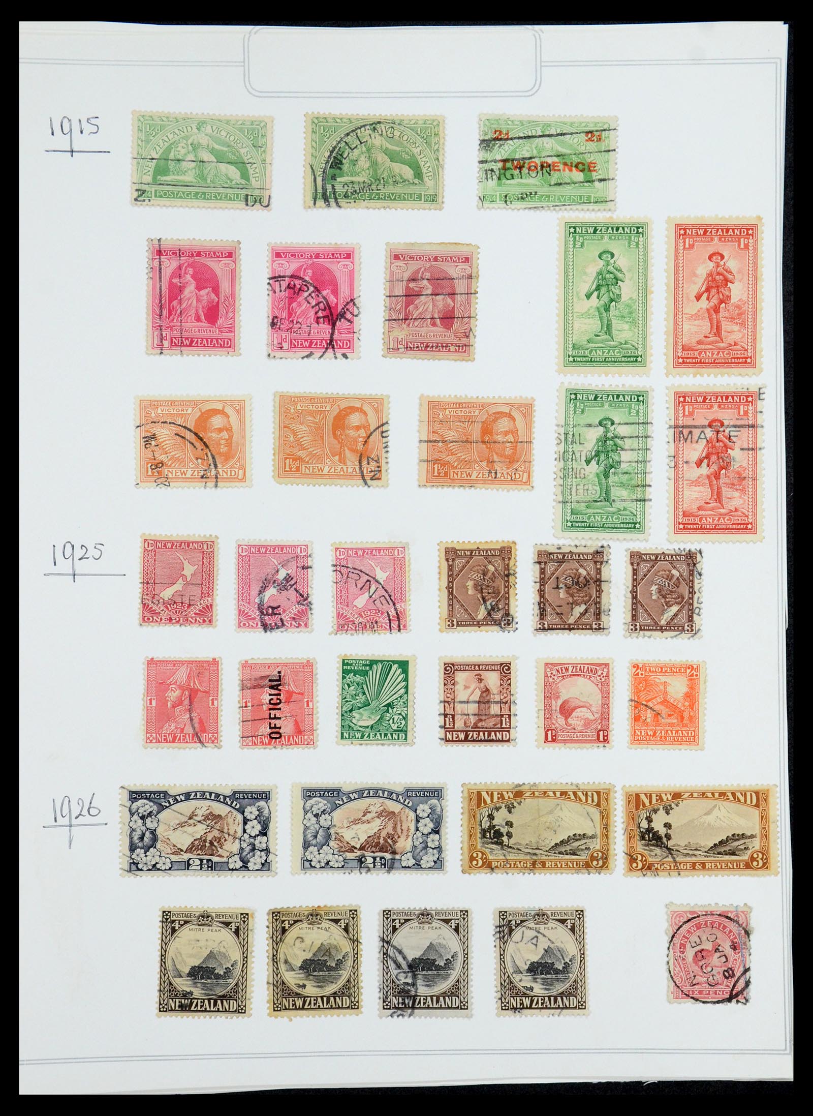 35226 003 - Stamp Collection 35226 New Zealand 1873-2002.