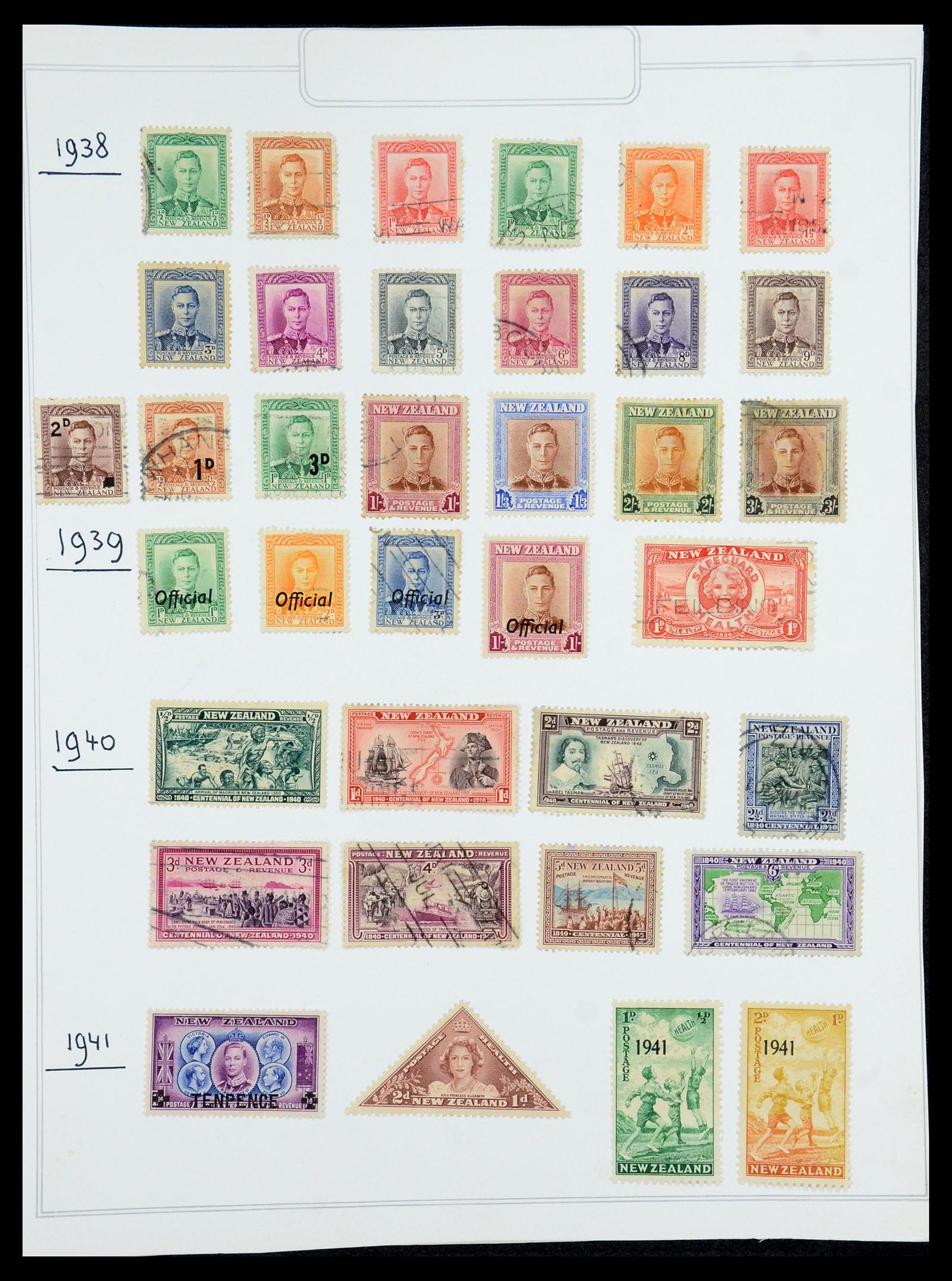 35226 006 - Postzegelverzameling 35226 Nieuw Zeeland 1873-2002.