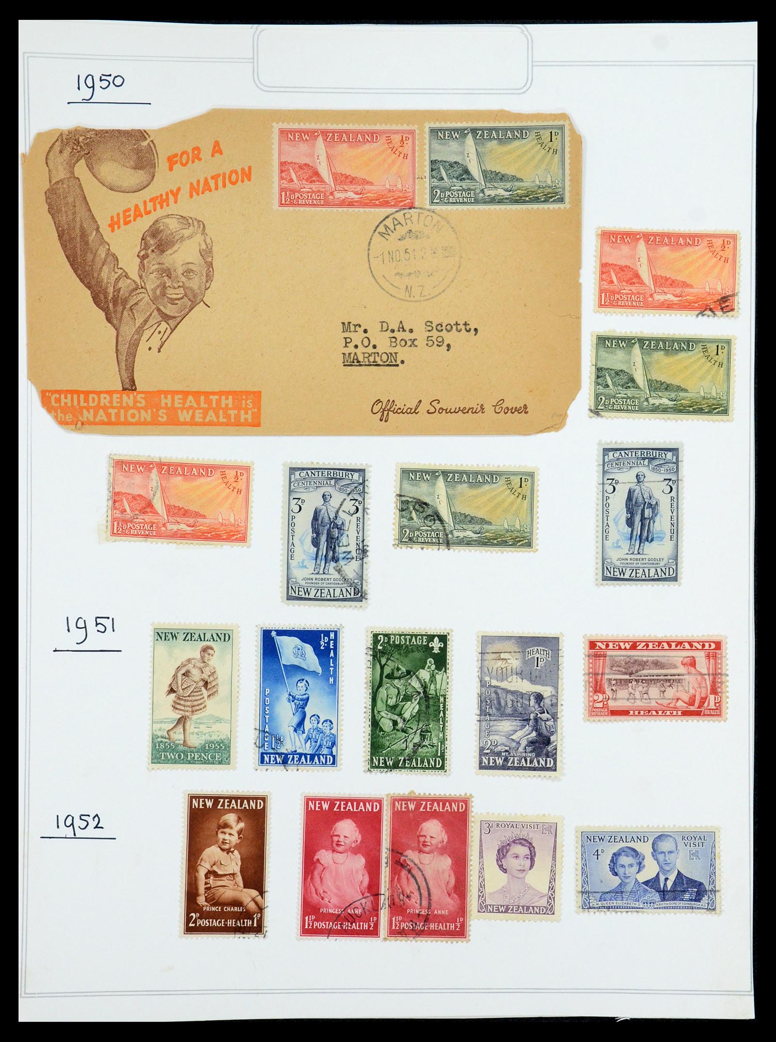 35226 008 - Stamp Collection 35226 New Zealand 1873-2002.
