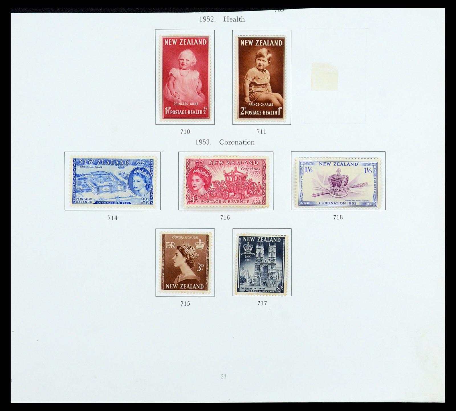 35226 010 - Stamp Collection 35226 New Zealand 1873-2002.