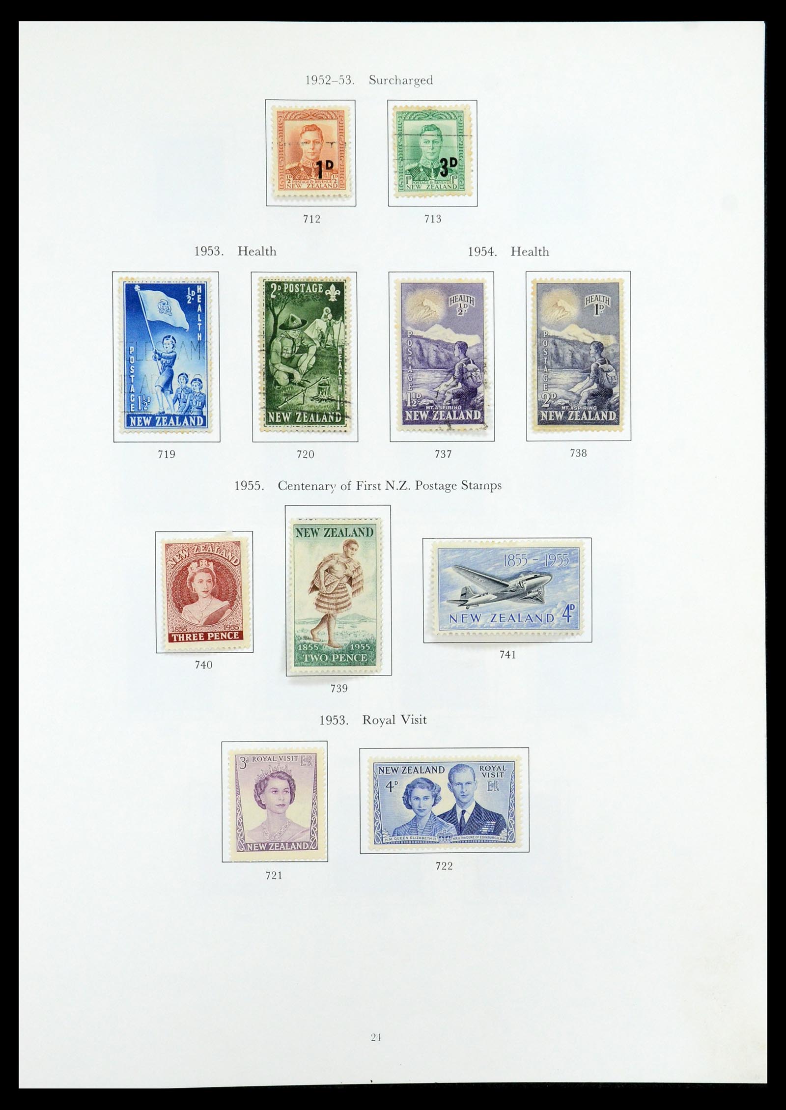 35226 011 - Stamp Collection 35226 New Zealand 1873-2002.