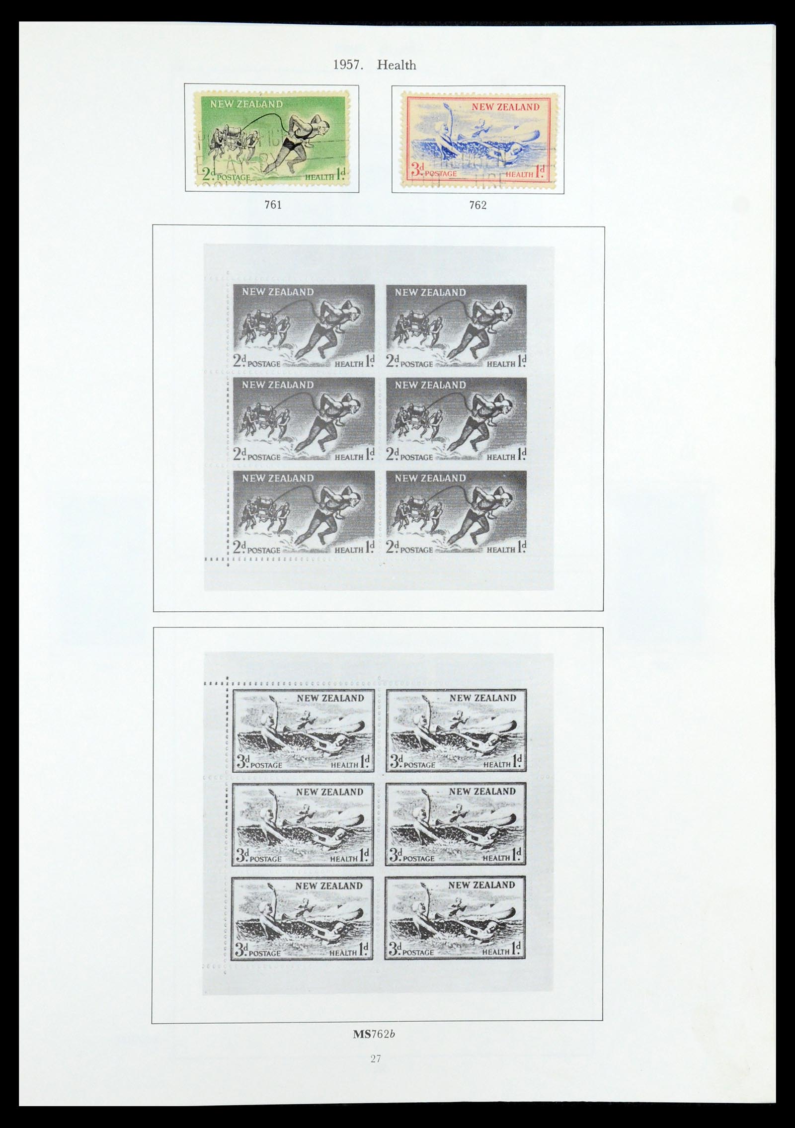 35226 014 - Stamp Collection 35226 New Zealand 1873-2002.