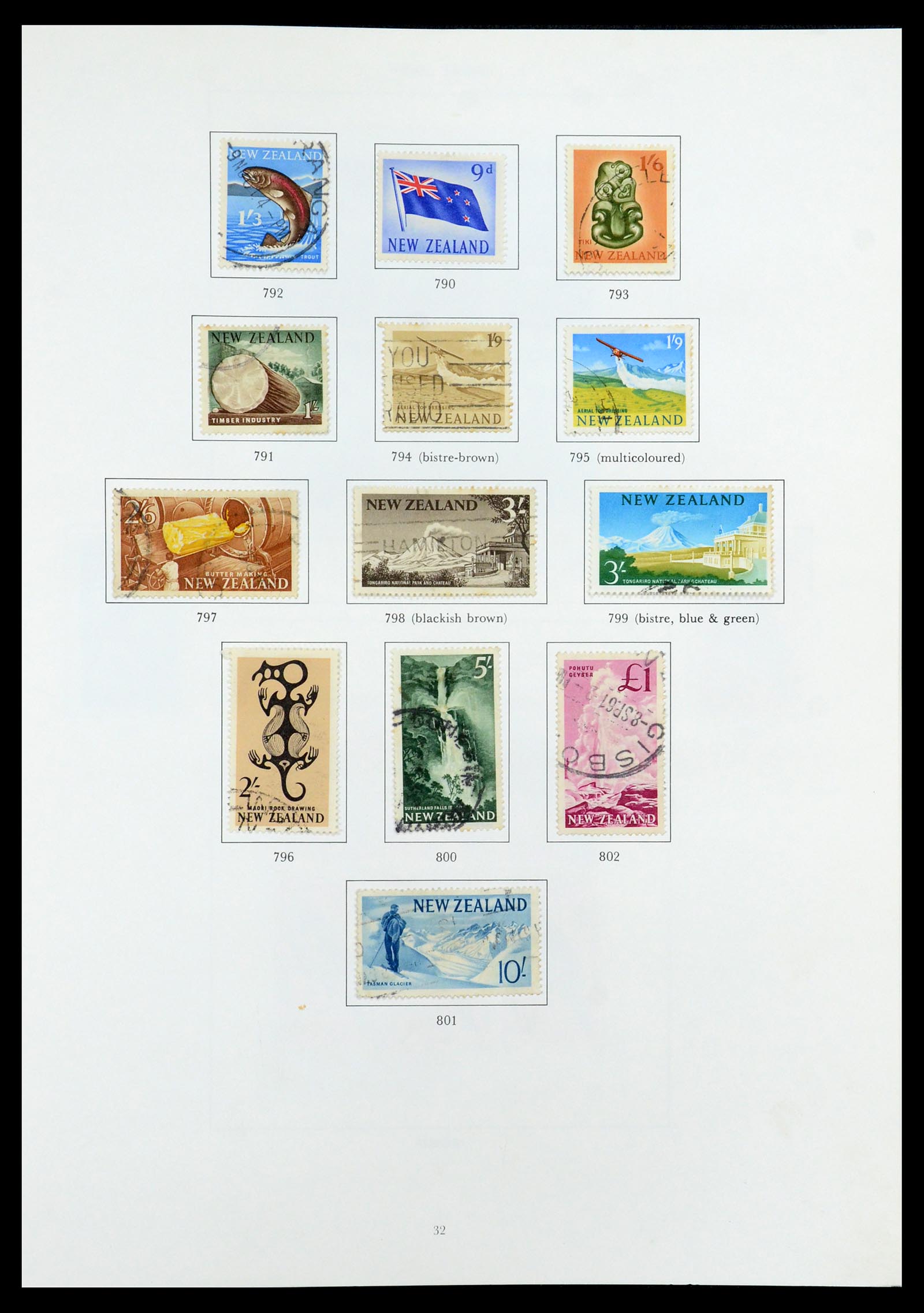 35226 019 - Stamp Collection 35226 New Zealand 1873-2002.