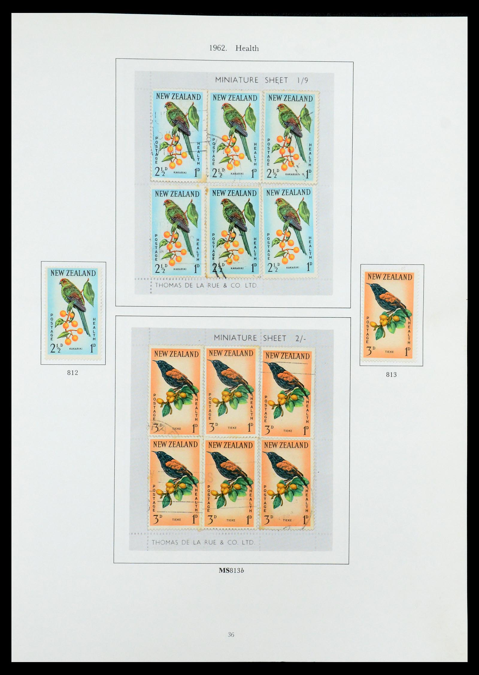 35226 023 - Stamp Collection 35226 New Zealand 1873-2002.