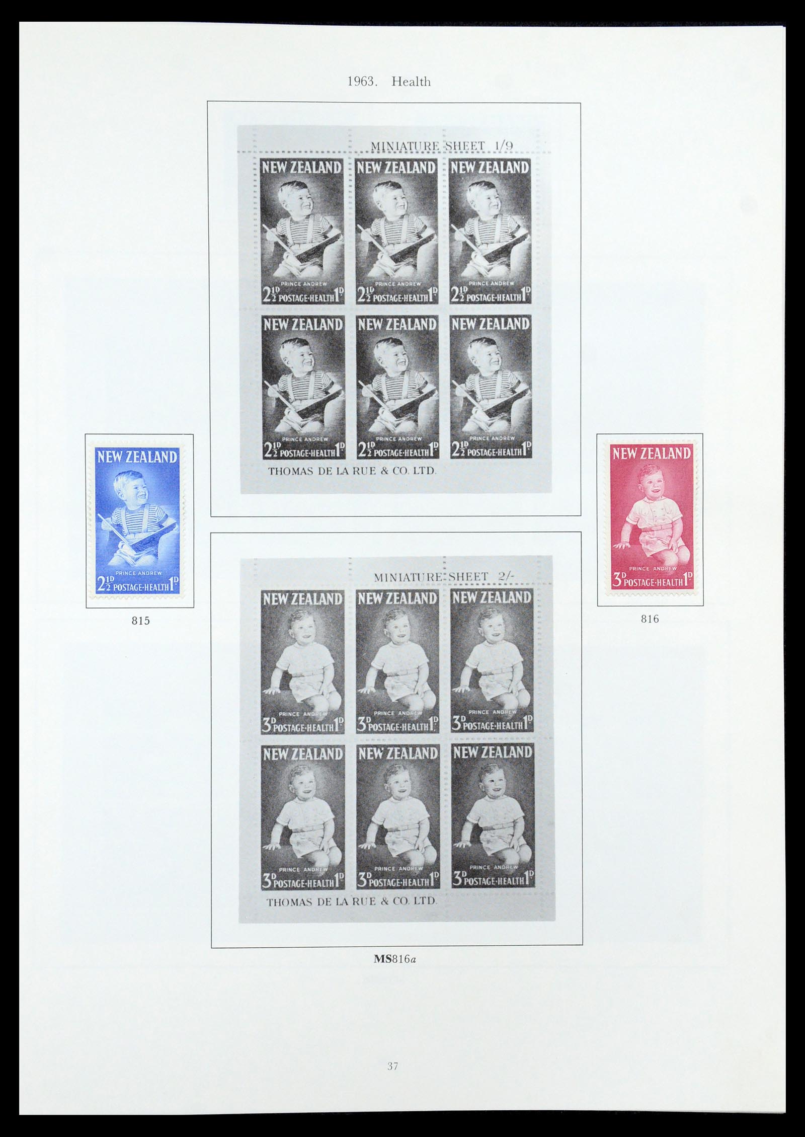 35226 024 - Stamp Collection 35226 New Zealand 1873-2002.