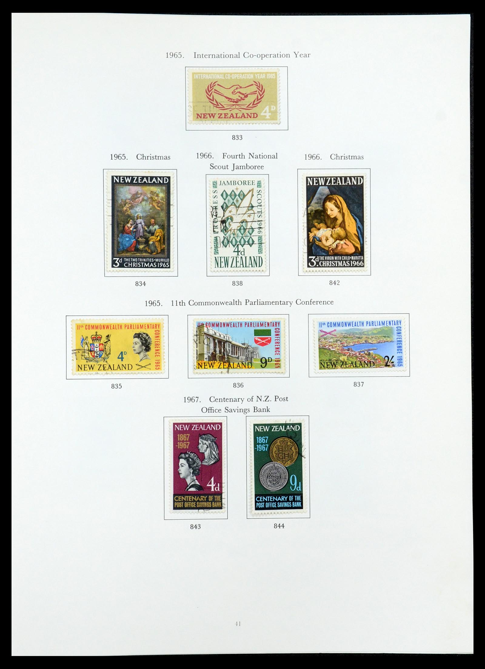 35226 028 - Stamp Collection 35226 New Zealand 1873-2002.