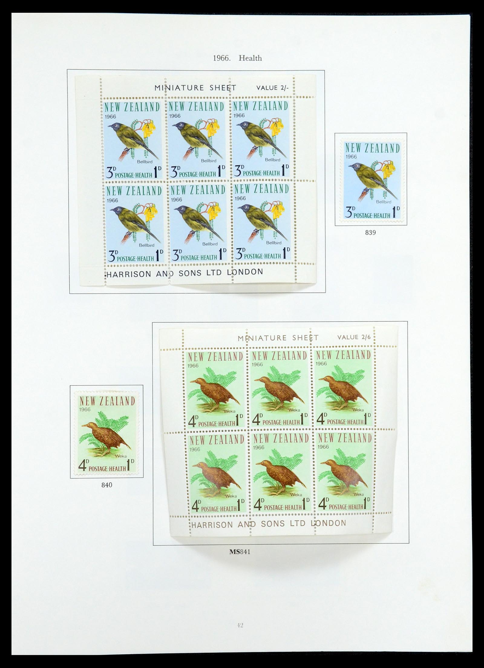 35226 029 - Stamp Collection 35226 New Zealand 1873-2002.