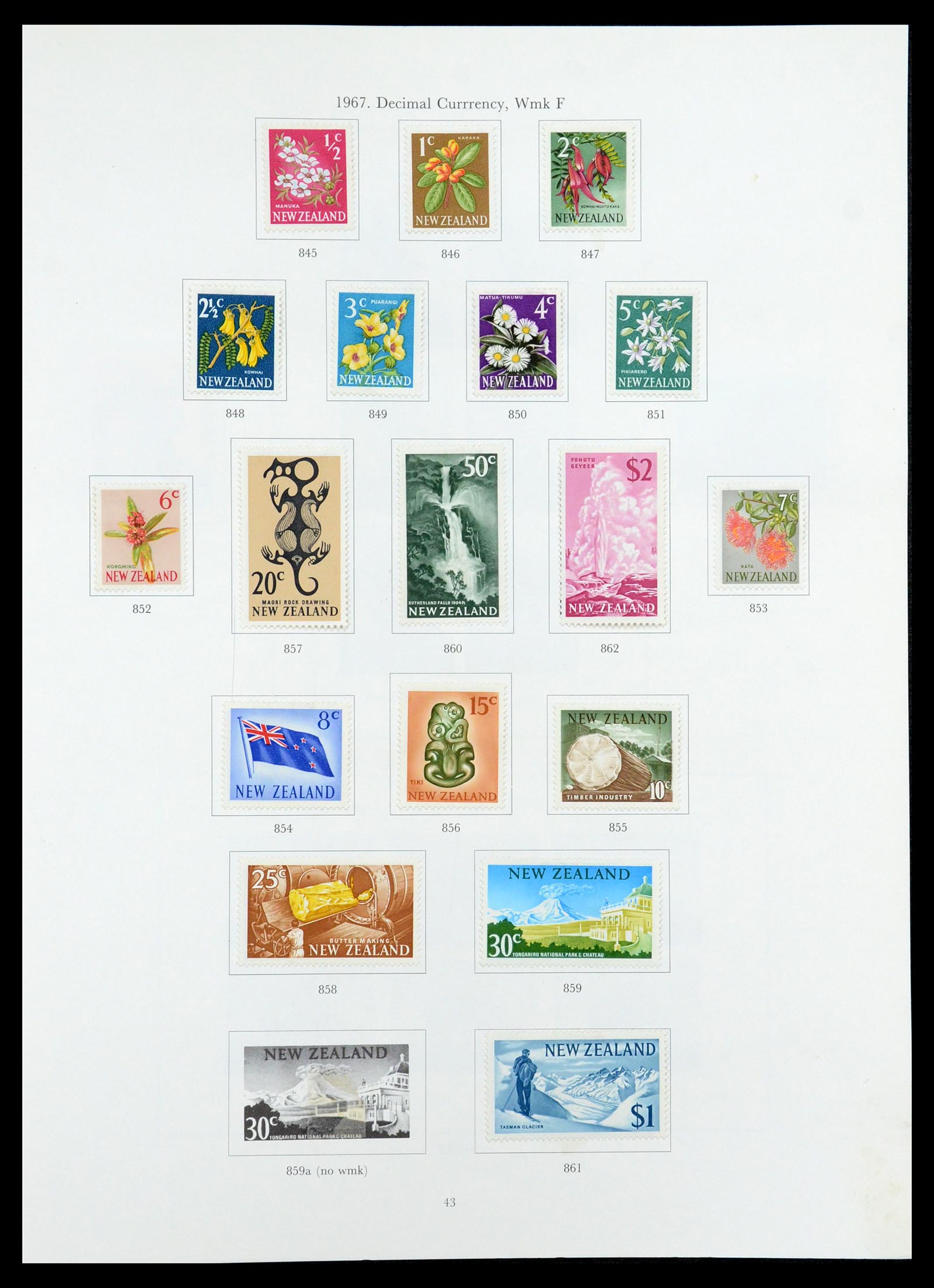35226 030 - Postzegelverzameling 35226 Nieuw Zeeland 1873-2002.