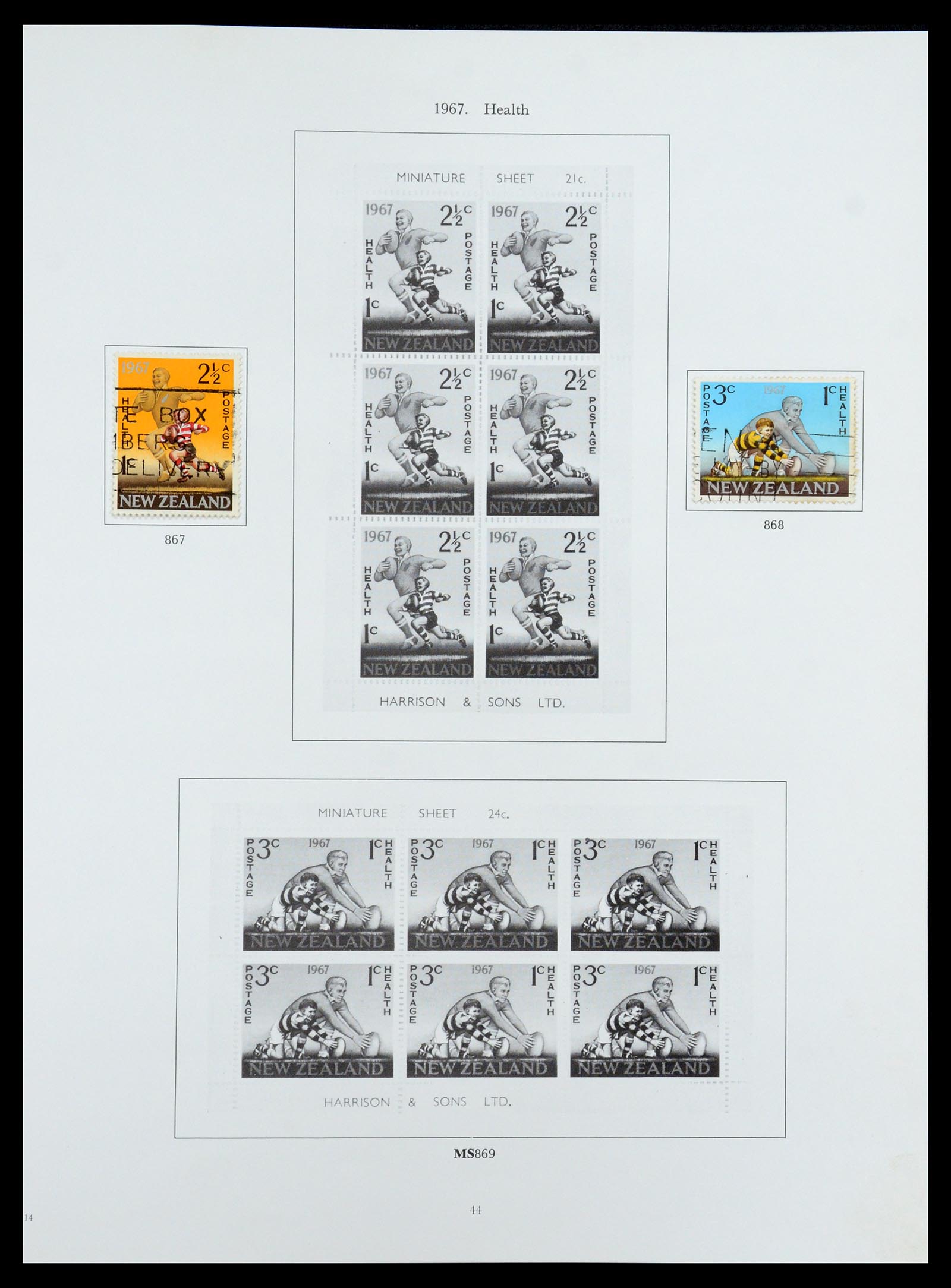 35226 031 - Stamp Collection 35226 New Zealand 1873-2002.