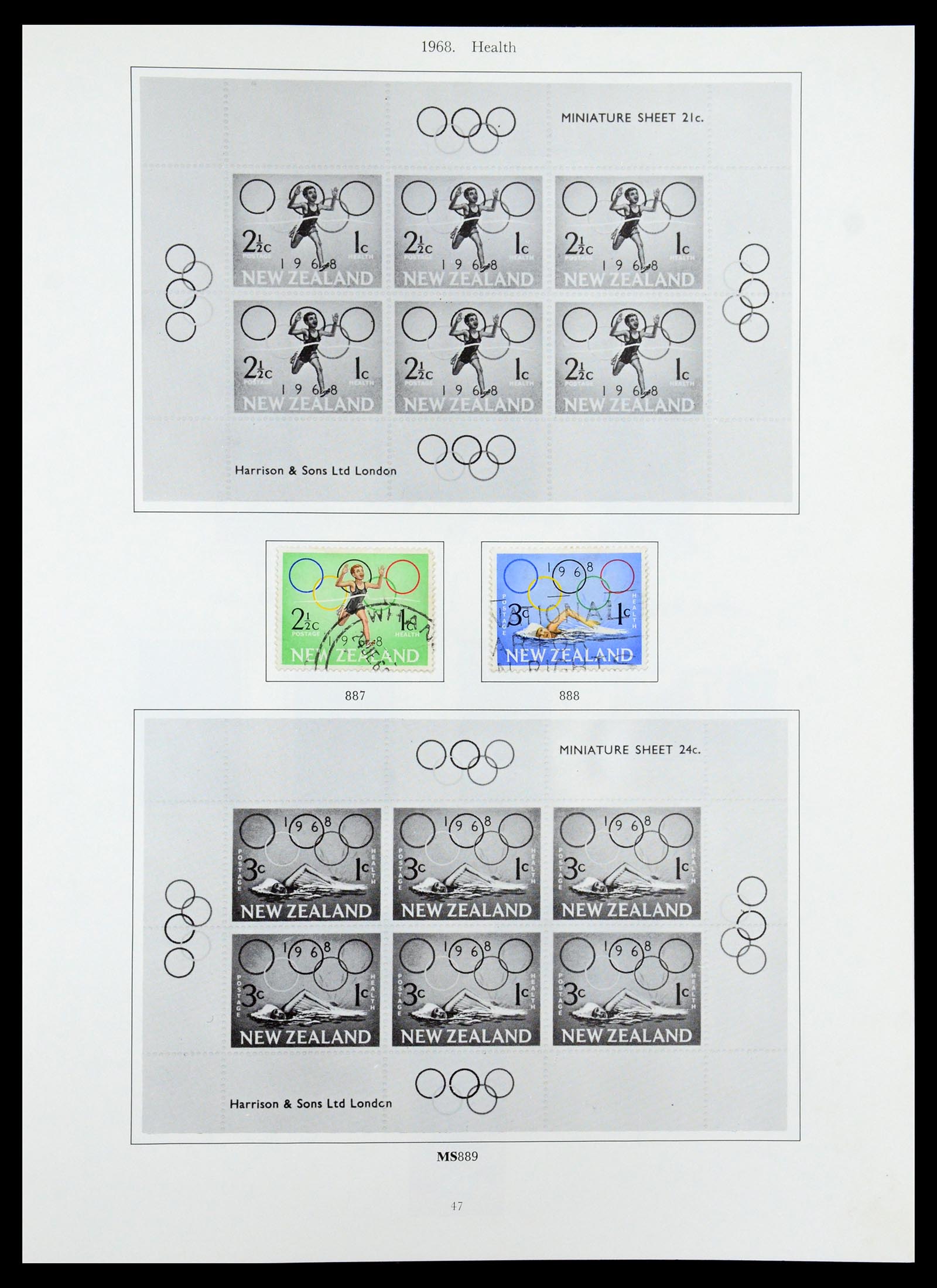 35226 034 - Postzegelverzameling 35226 Nieuw Zeeland 1873-2002.